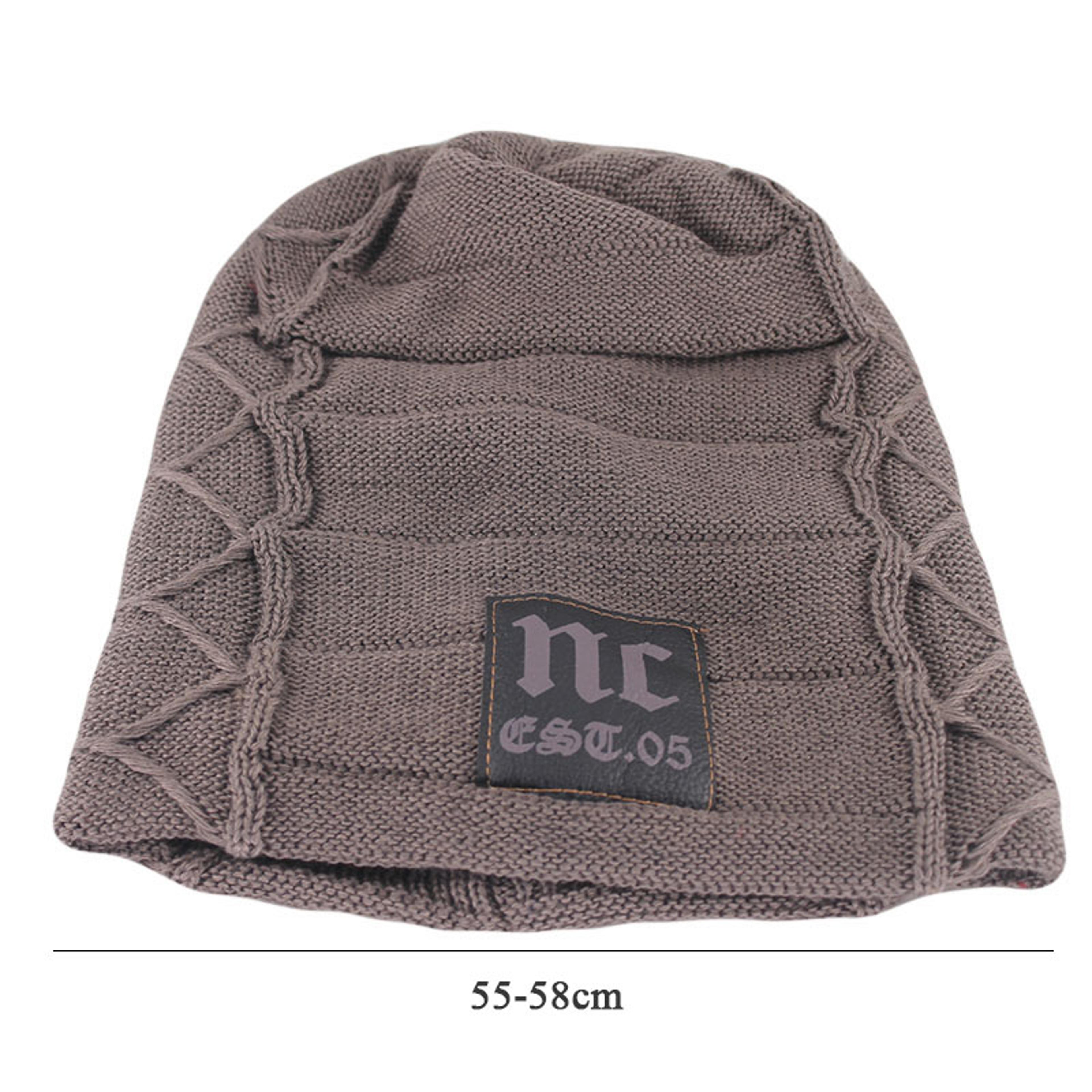 Winter Warm Beanies For Adults Fashion Knitted Skullies Soft Wool Hat Casual Outdoor Women Bone Cap 3