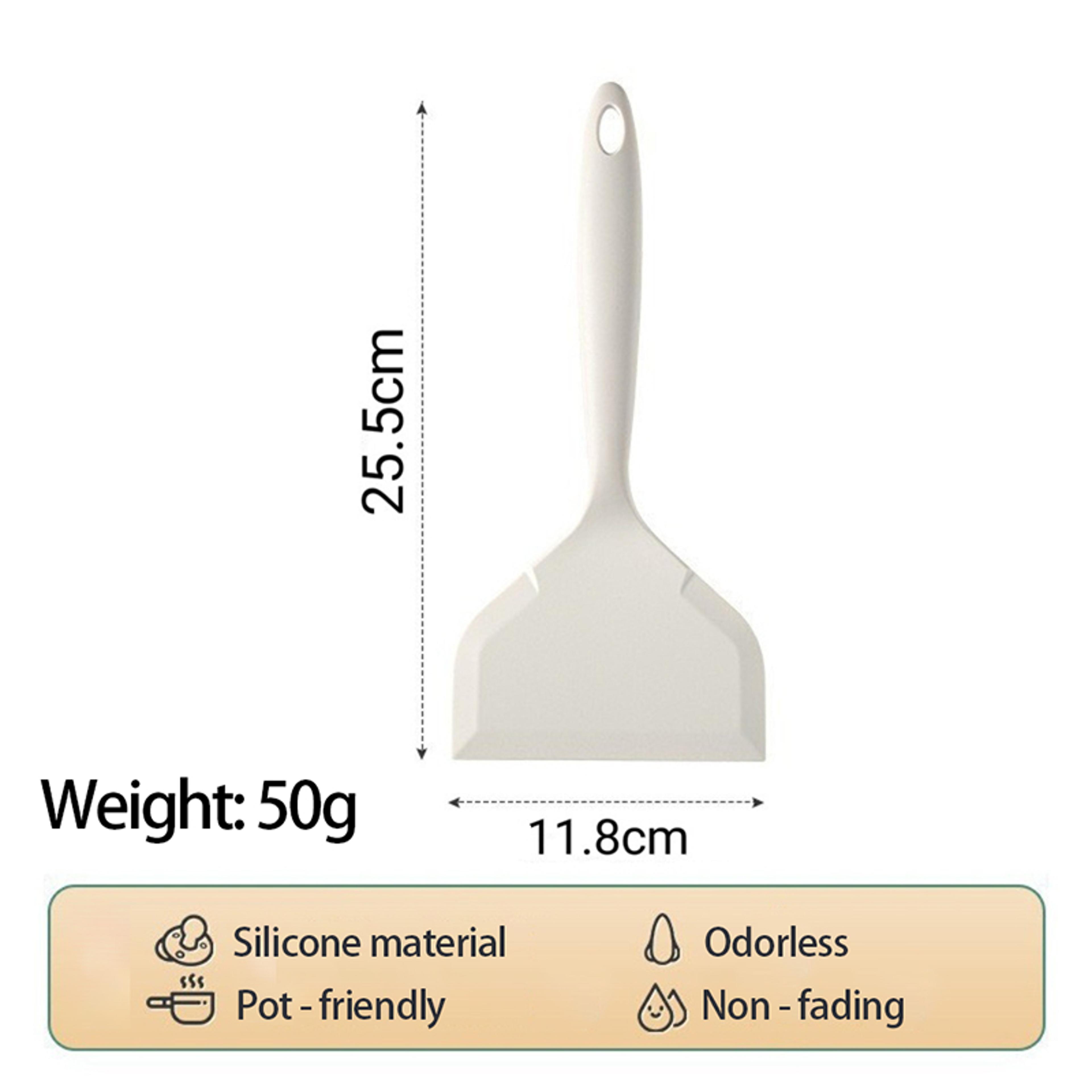 Kitchen Utensils Silicone Spatula Scraper Nonstick Frying Pan Heat Resistant Pancake Baking Scoop 5