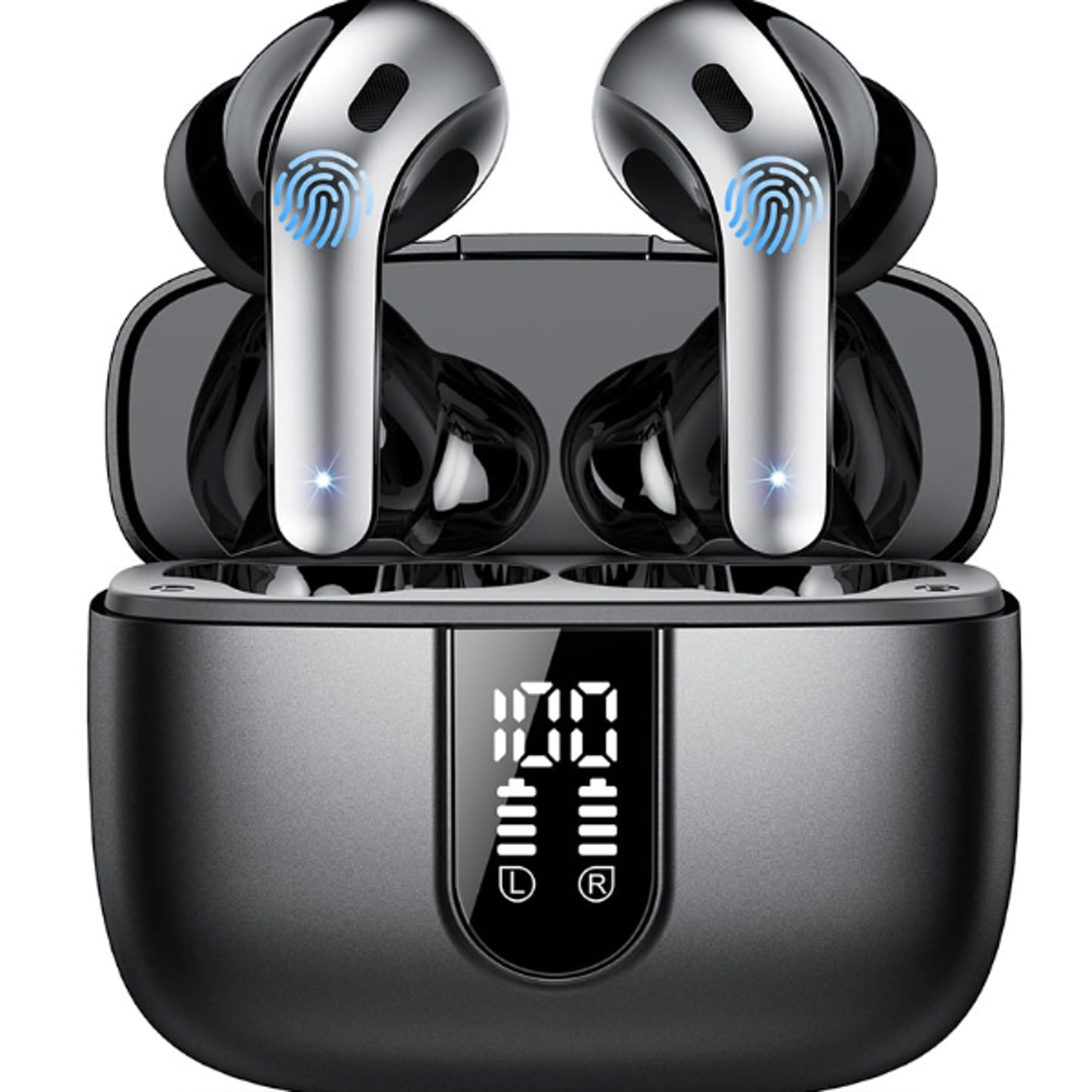 bluetooth wireless earbuds, playtimes, enc noise reduction, quad-mic call