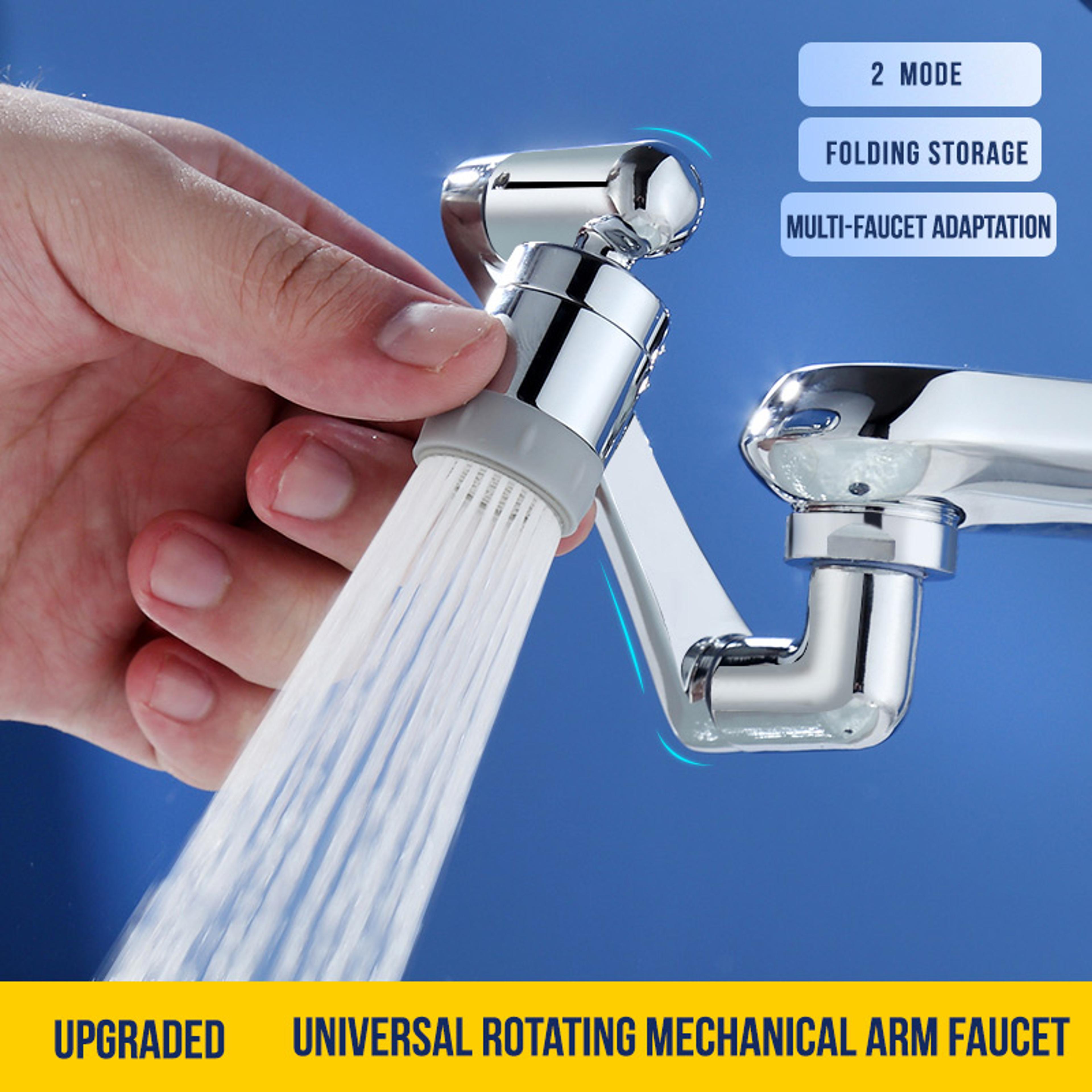Swivel Extension Faucet Aerator Stainless Steel Water Flow Adapter For Kitchen And Bathroom Sinks 2