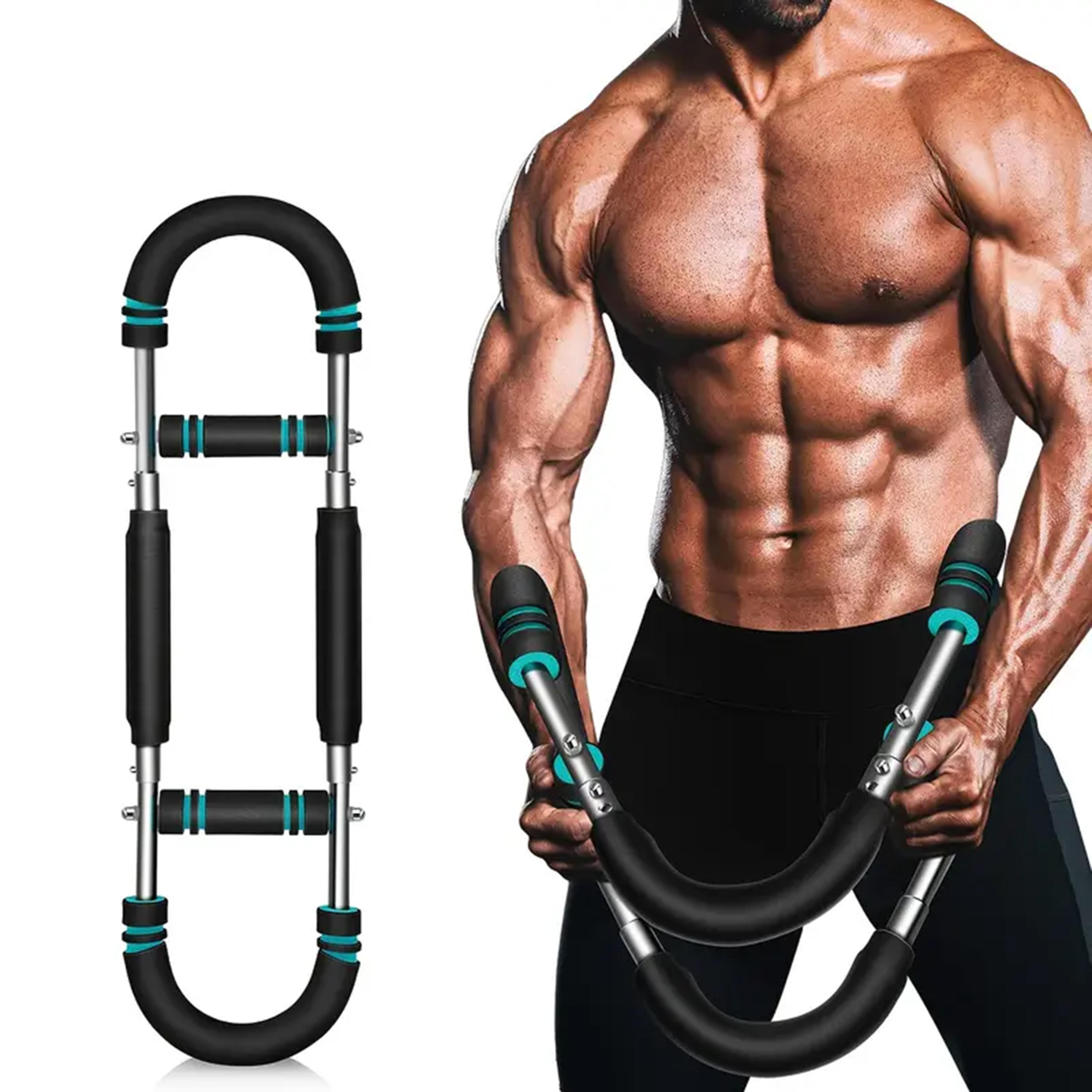 adjustable power twister & hand gripper home arm strength trainer