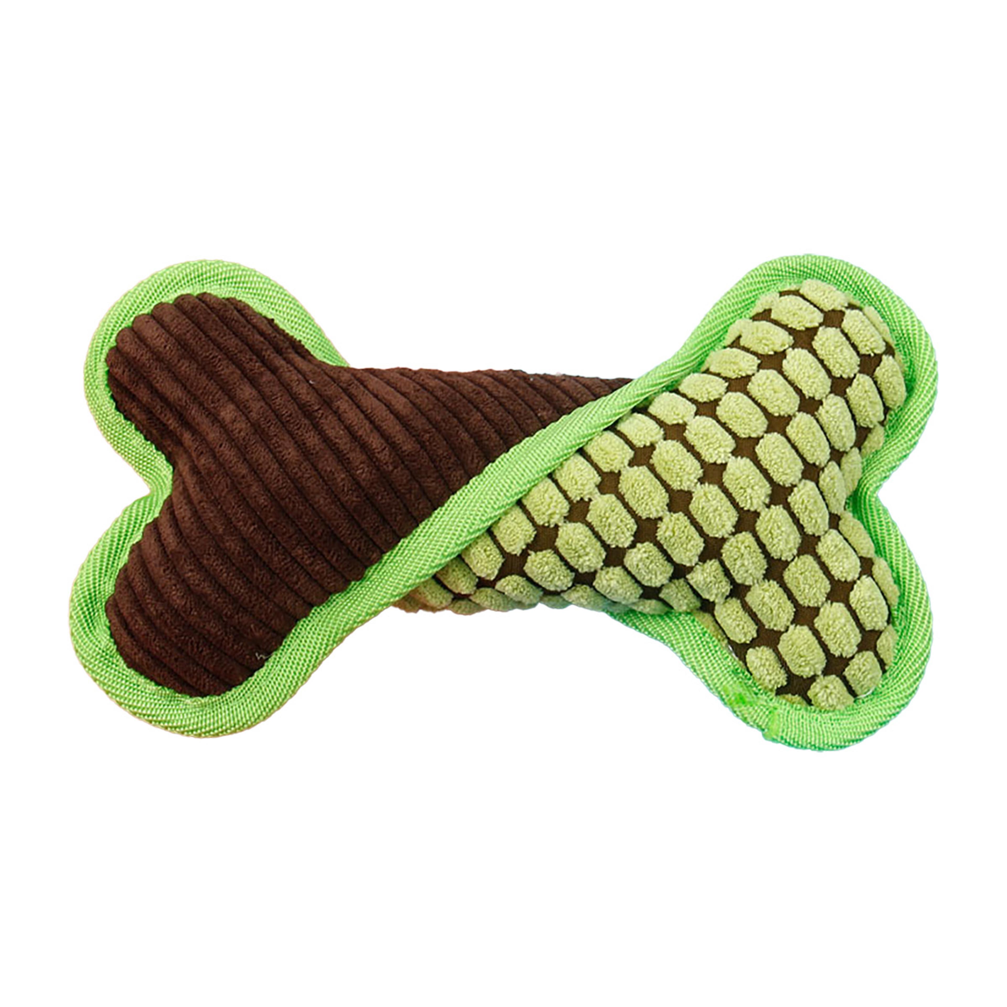 Stuffed Plush Chew Toys For Dogs Squeaky Bones Toy Puppy Birthday Gifts 2