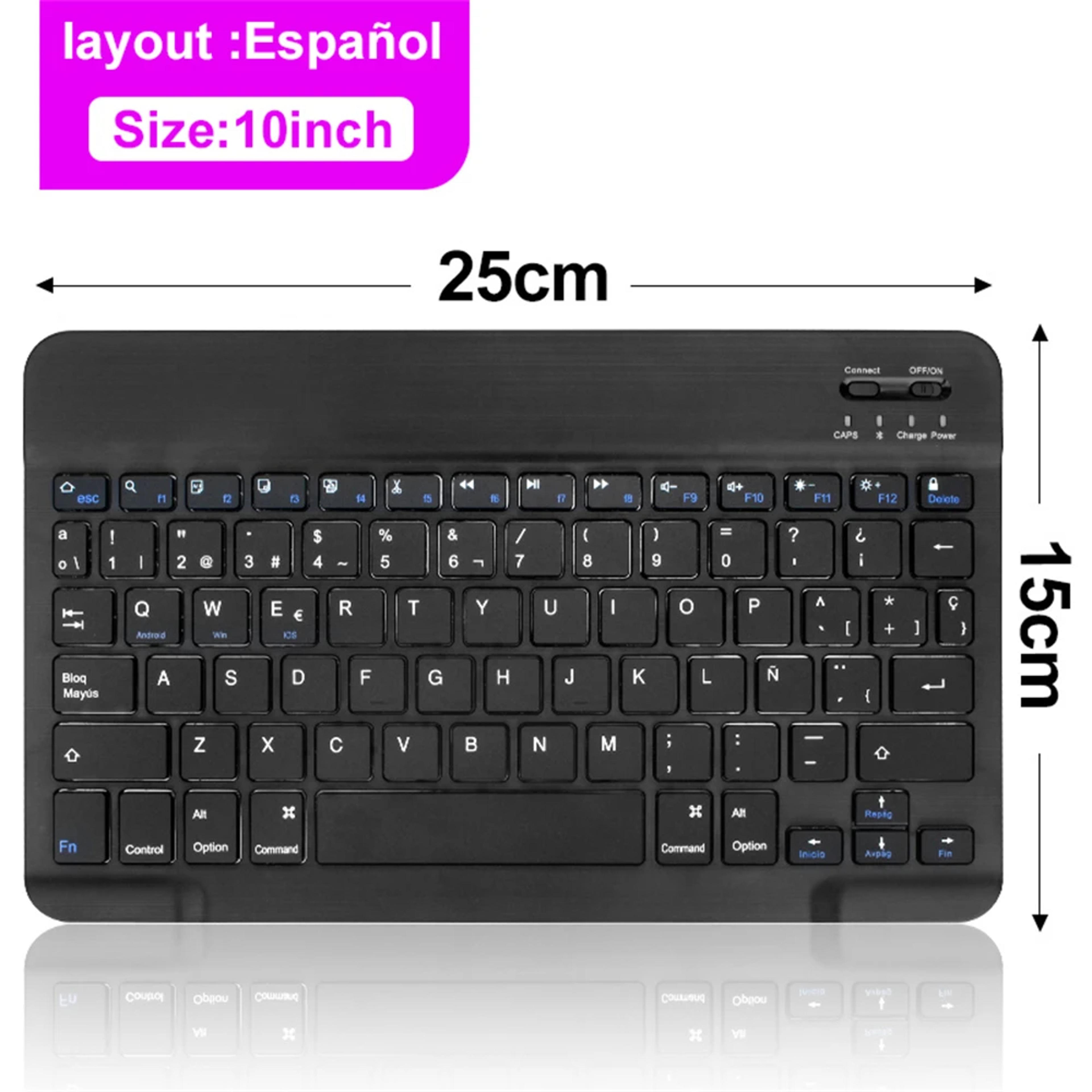 Wireless Bluetooth Keyboard And Mouse For IOS Android Windows Tablets Compatible With All Type Of P 16