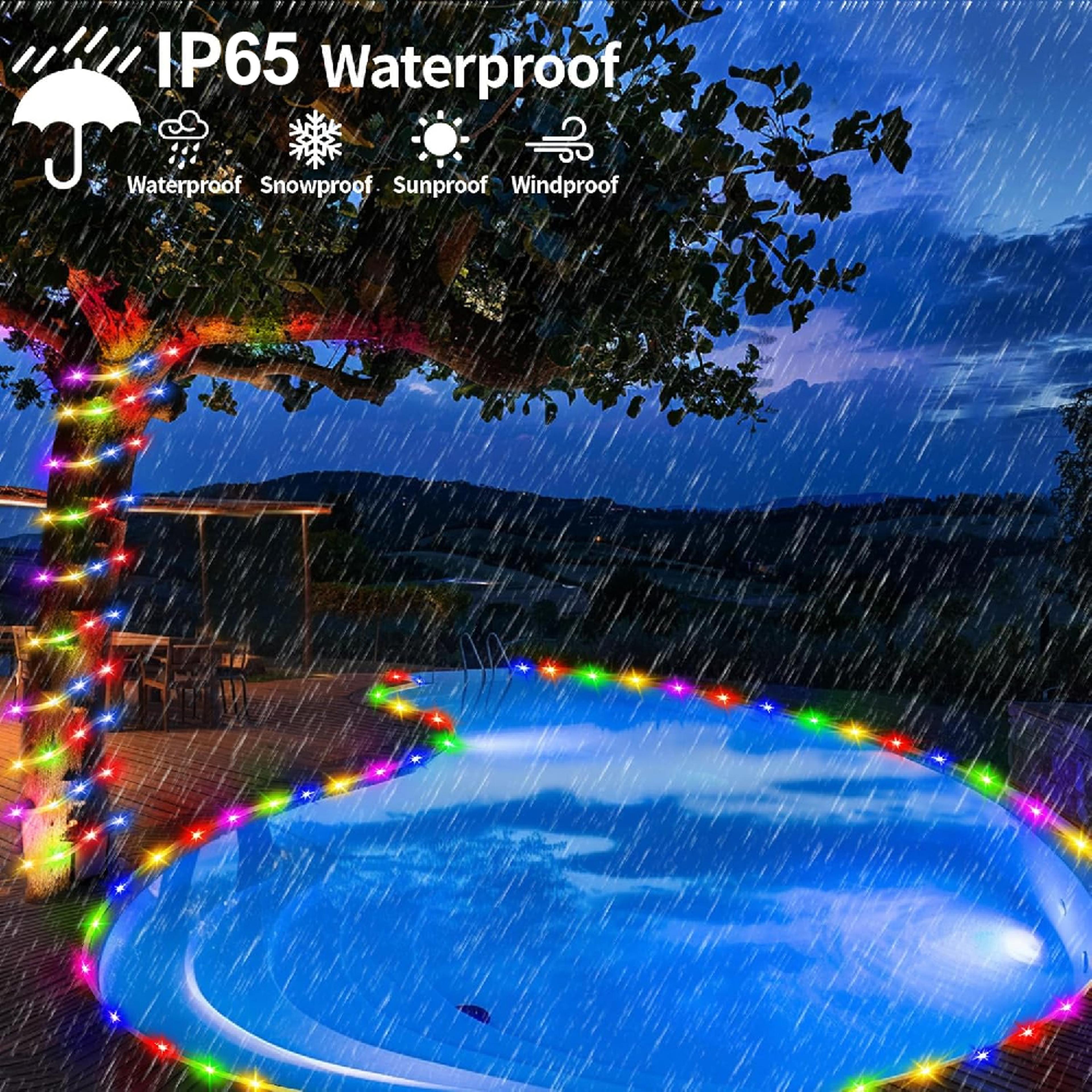 Outdoor Solar Tube Lights Multicolor 8 Modes For Garden Patio Tree Decoration 2