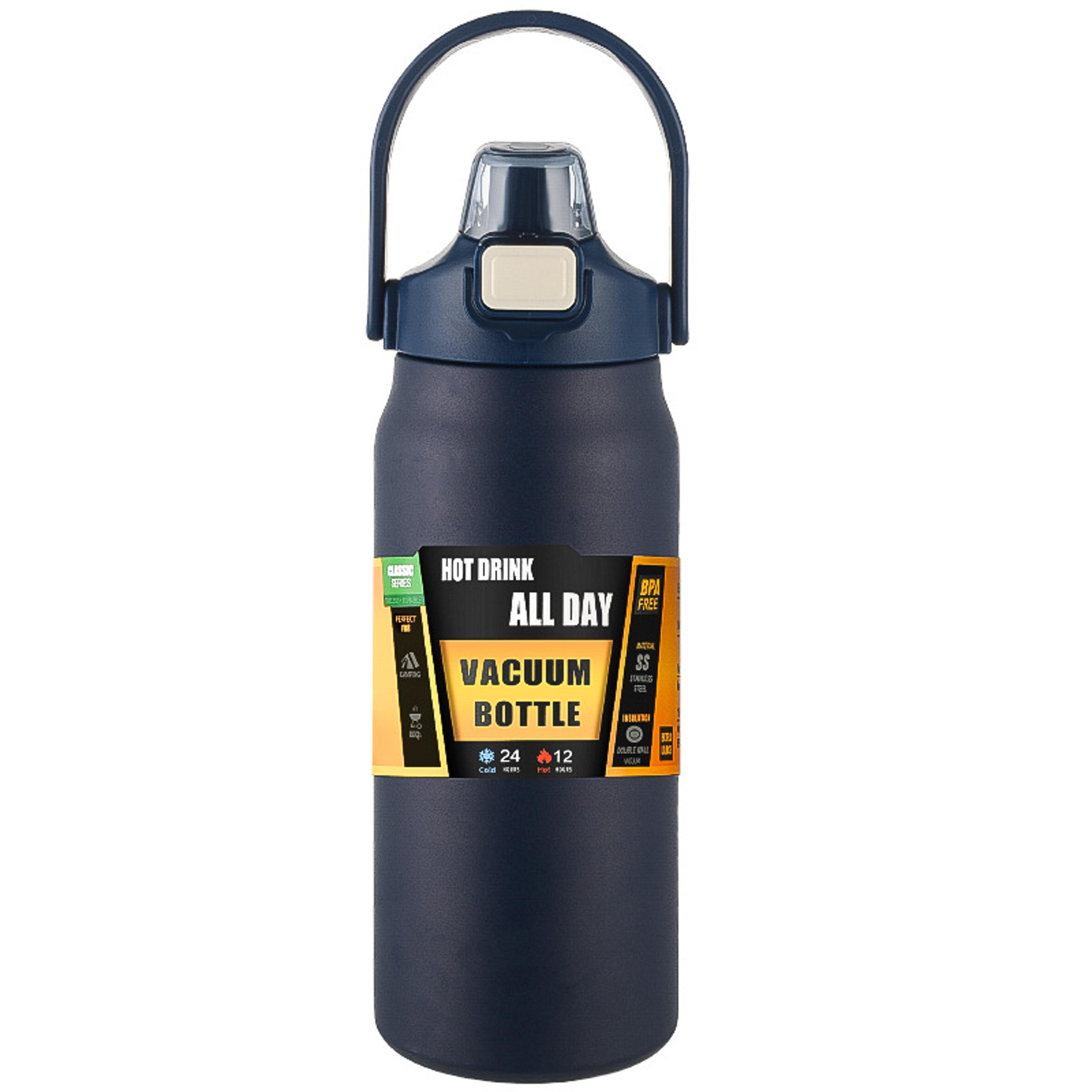 Stainless Steel Thermal Mug With Straw Portable Tumbler Coffee Cup Vacuum Flasks Cold And Hot Water 9
