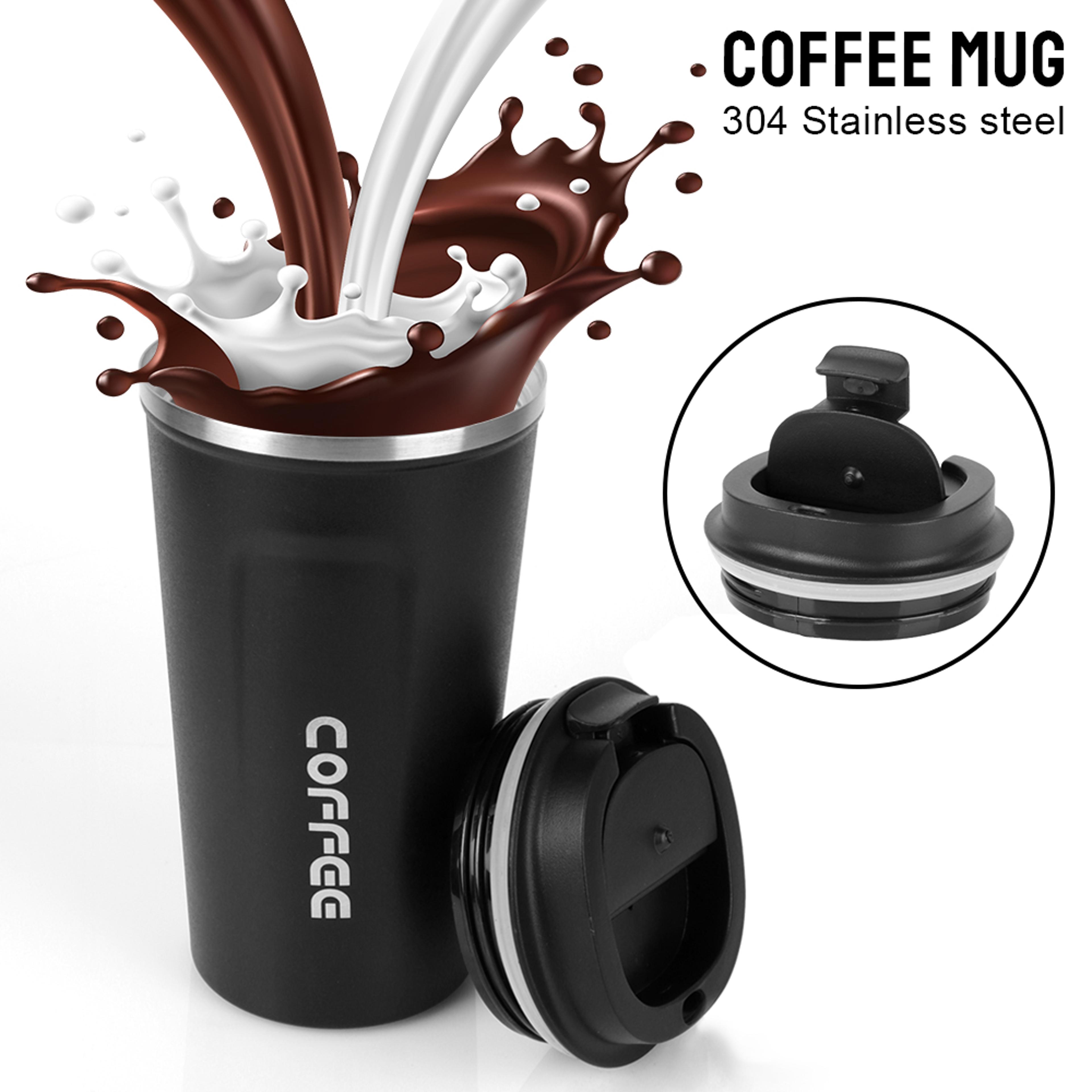 Double Stainless Steel Thermo Cafe Coffee Mug LeakProof Travel Thermos Cup Tea Water Mug BPA Free 2
