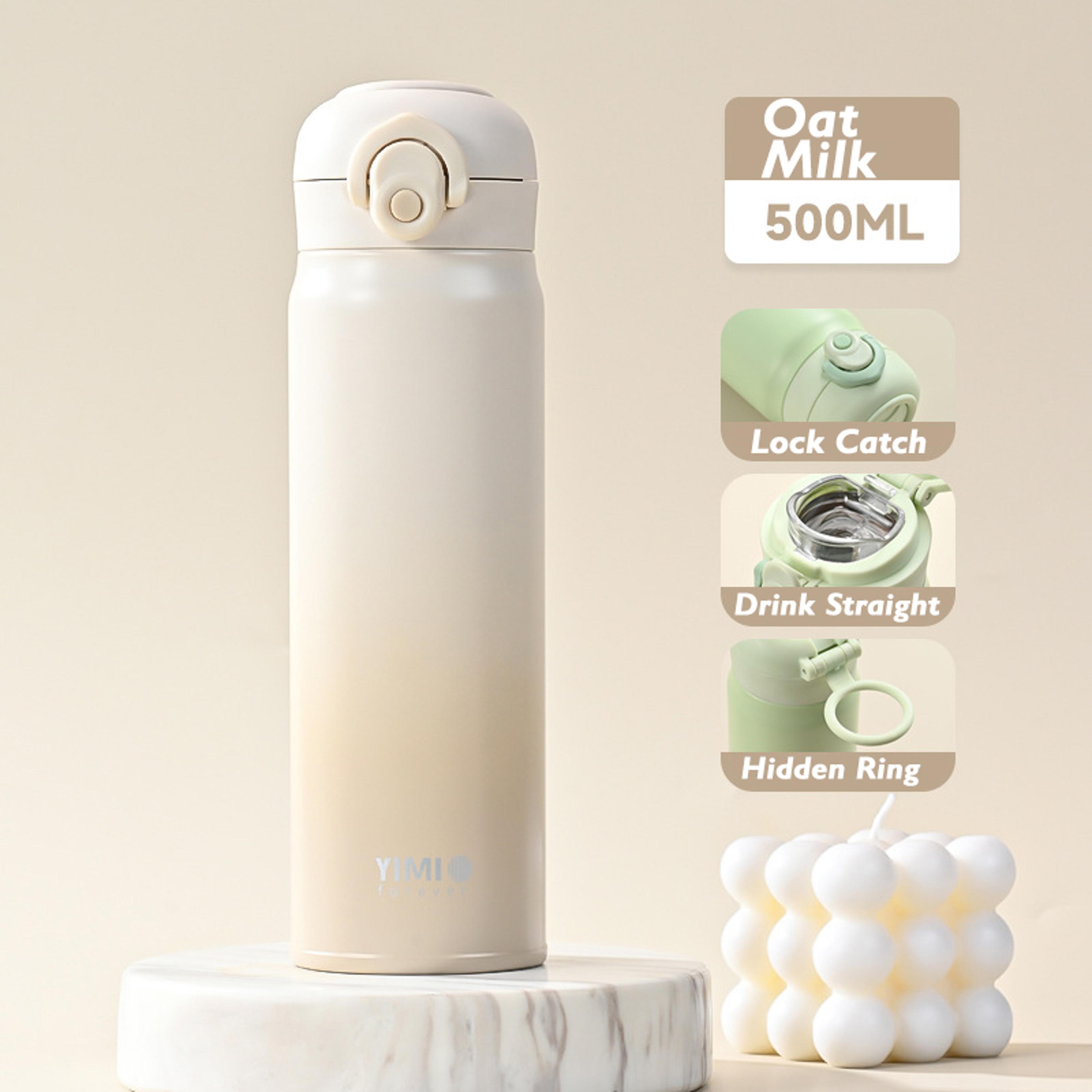 Vacuum Insulated Stainless Steel Thermos Portable Tumbler Thermal Water Bottle Coffee Cup Large Cap 1