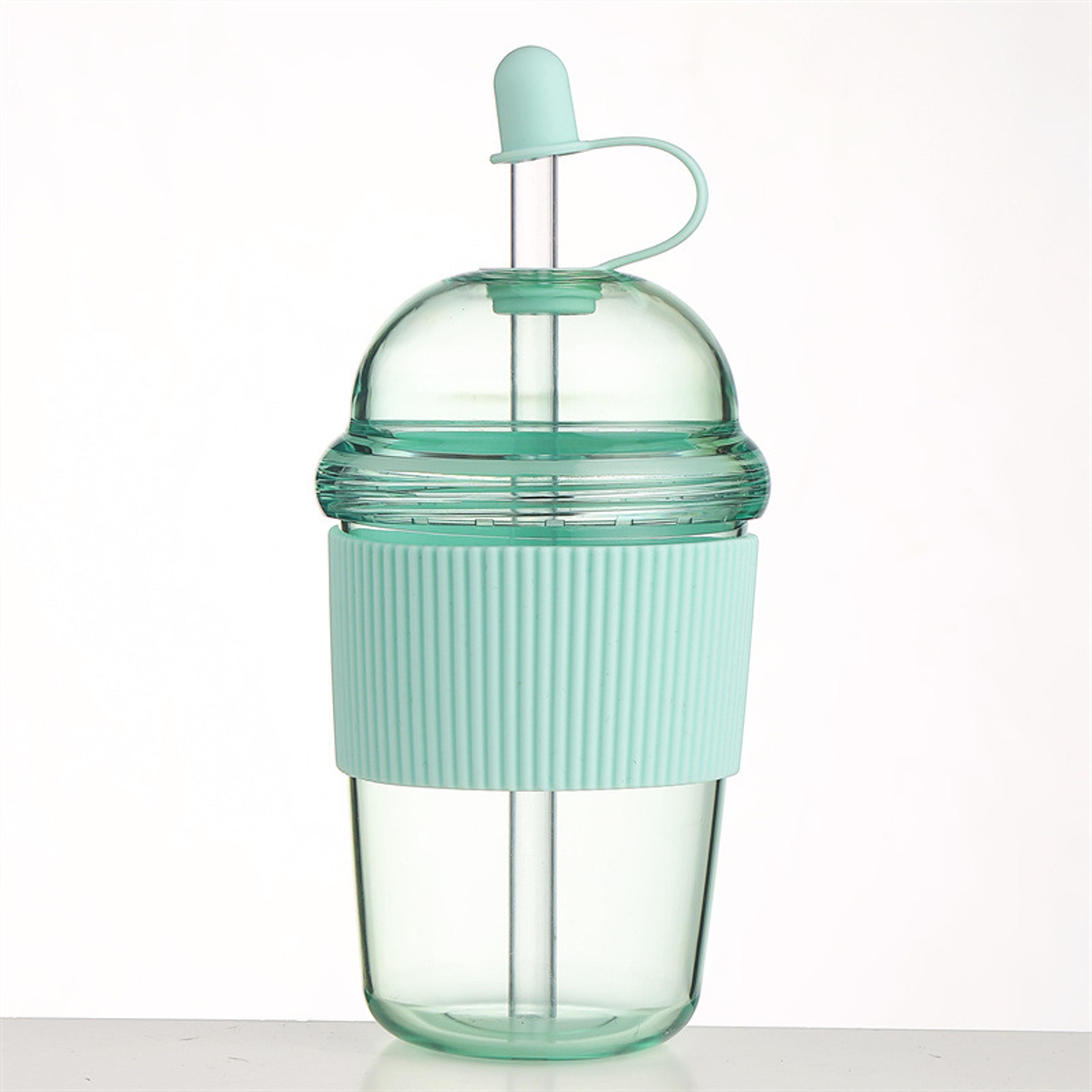 Large Capacity HeatResistant Boba Tea Straw Cup Plastic Tumbler With Lid Coffee Milk Tea  Boba Wate 2
