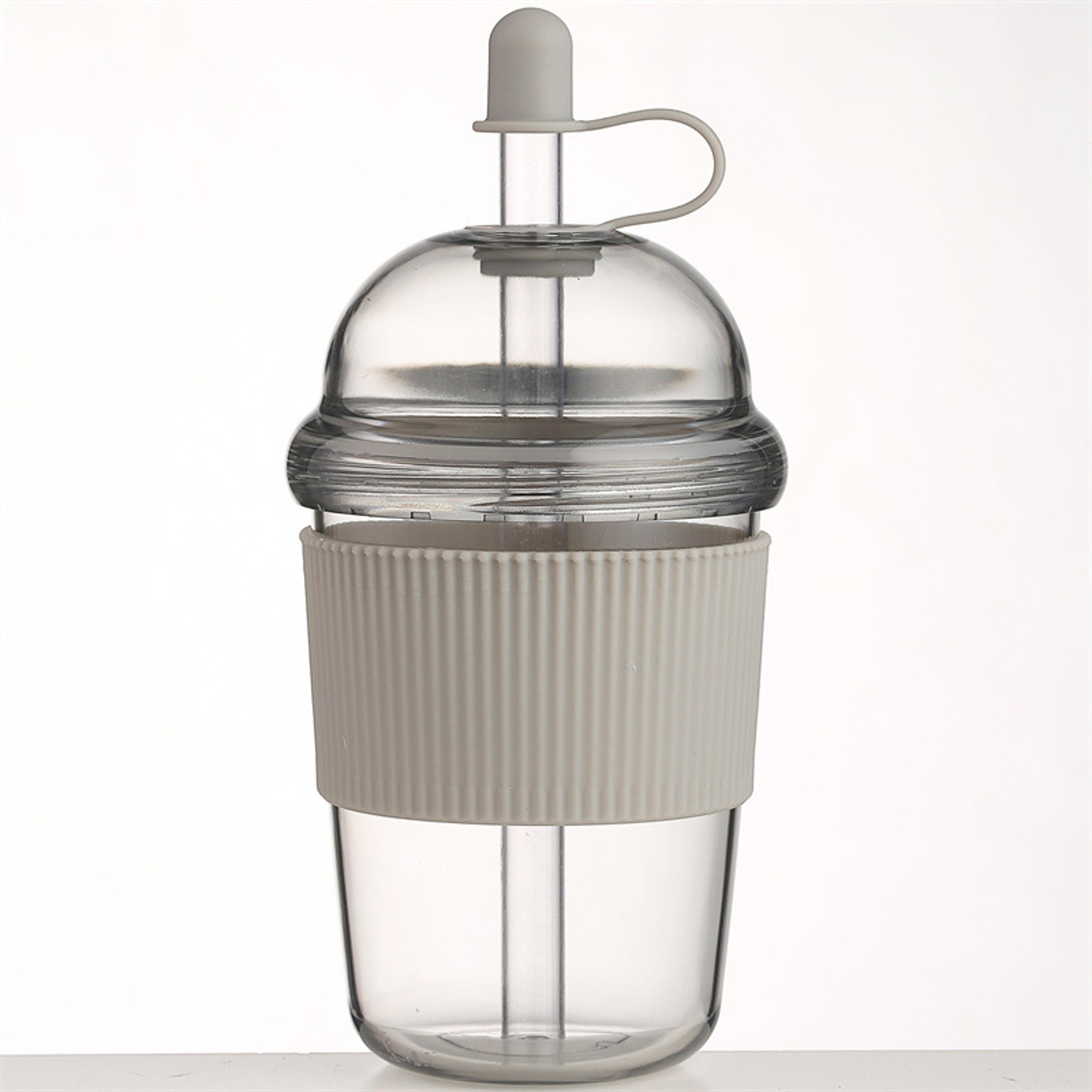 Large Capacity HeatResistant Boba Tea Straw Cup Plastic Tumbler With Lid Coffee Milk Tea  Boba Wate 3