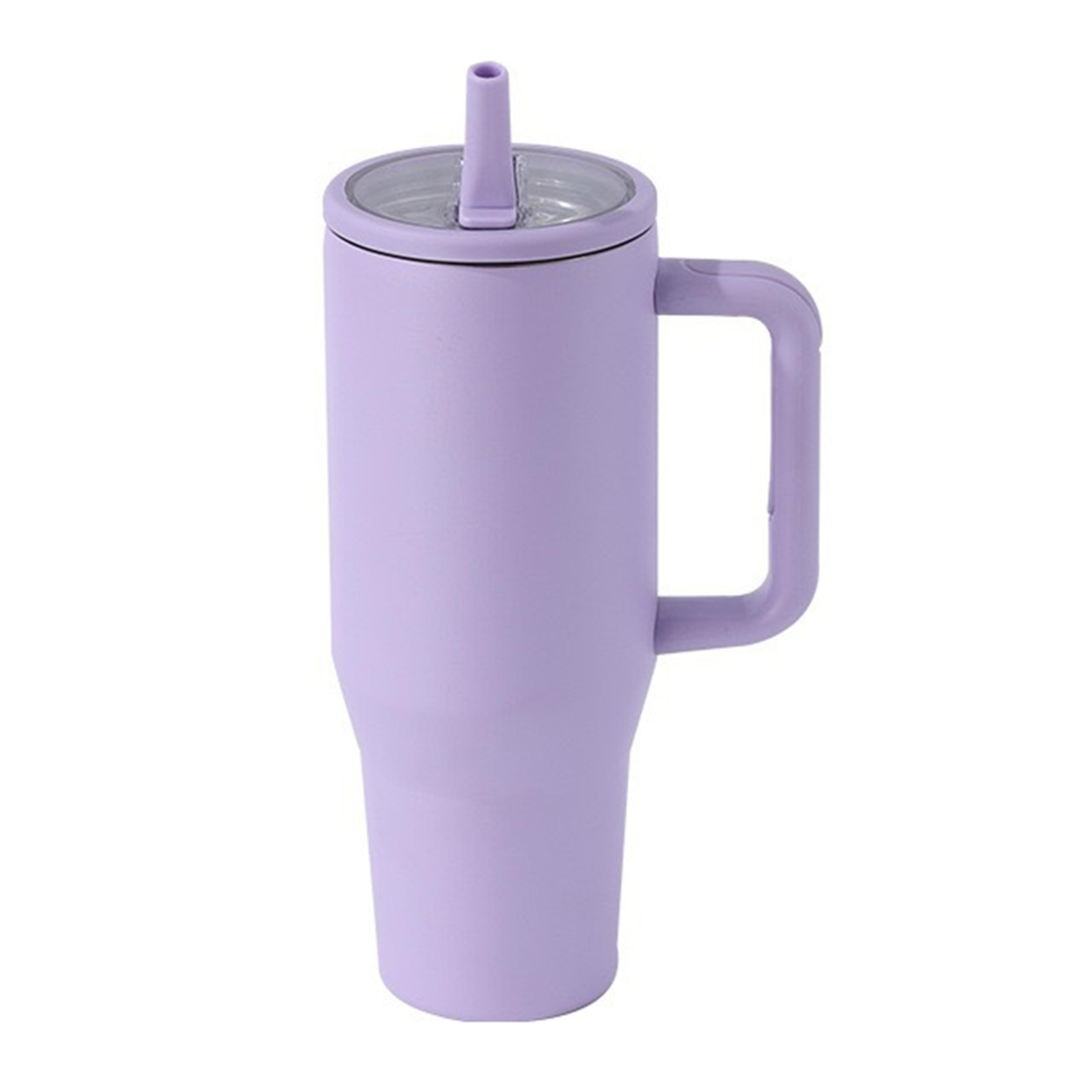 insulated thermal mug, long straw tumbler with lids, stainless steel coffee mug, travel mugs with handle