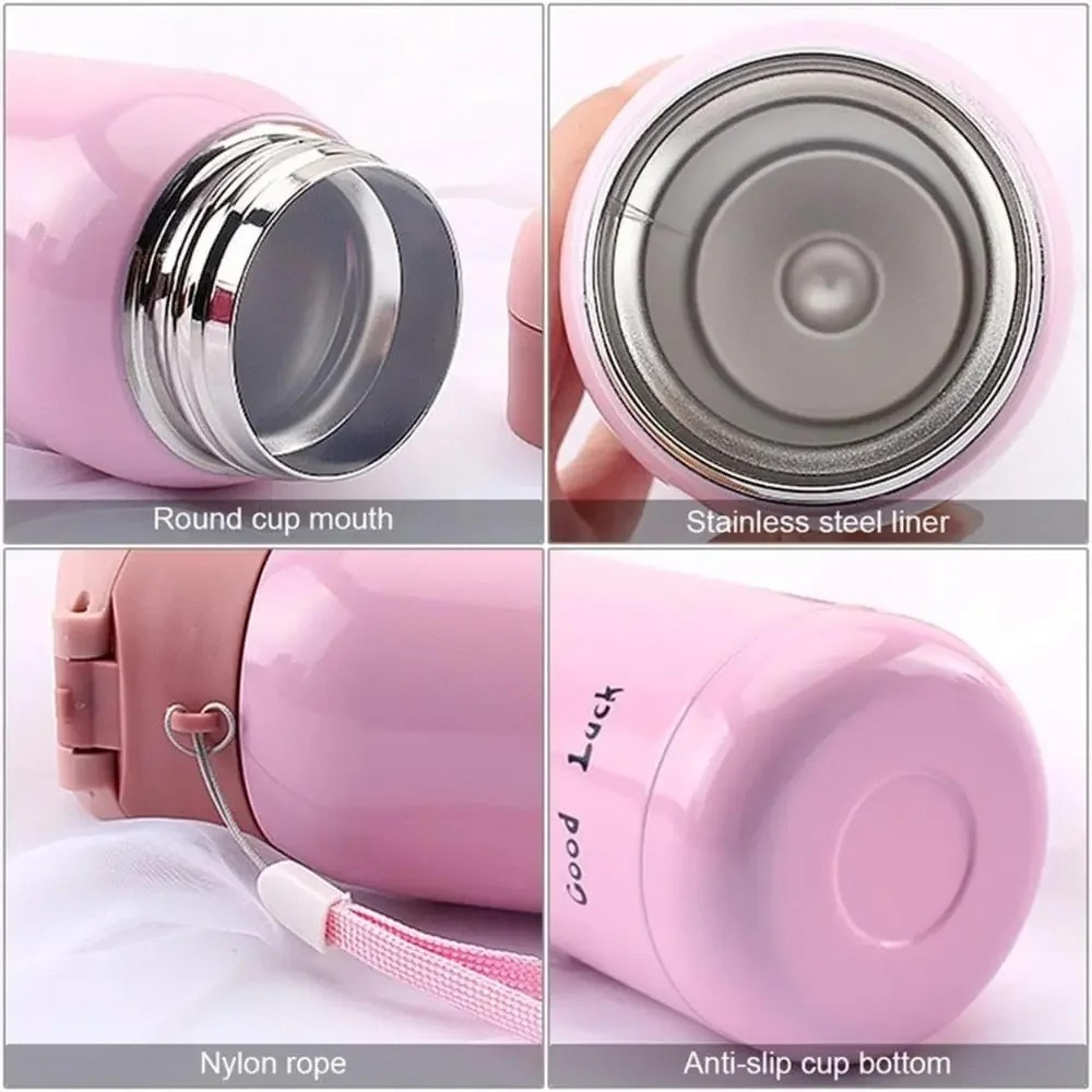 Stainless Steel Thermal Coffee Mug Cute Mini Thermos Portable Vacuum Flask Insulated Water Bottle 0