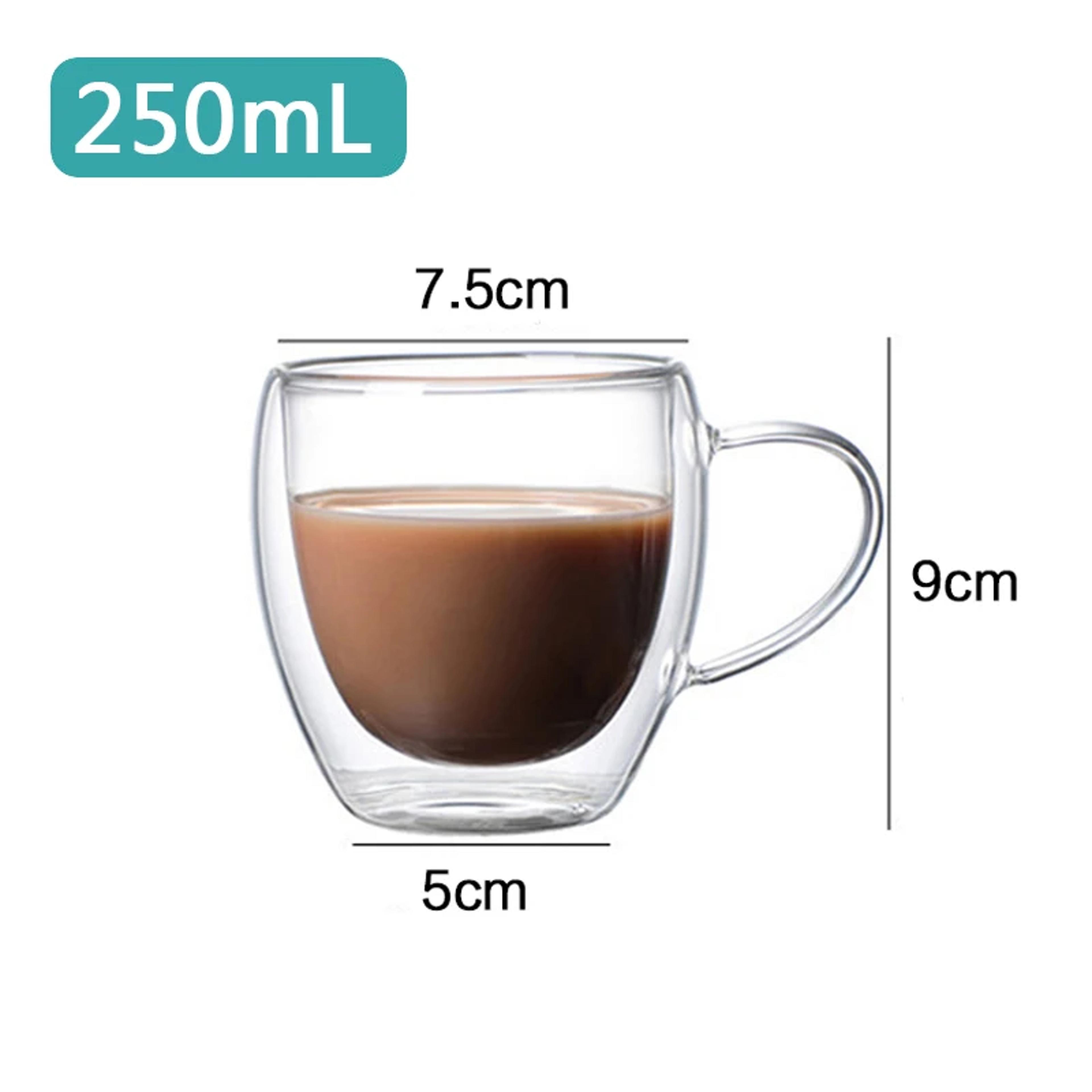 Transparent Glass Coffee Cup For Milk Whiskey Tea Beer Double Wall Heat Resistant Cocktail Vodka Wi 10