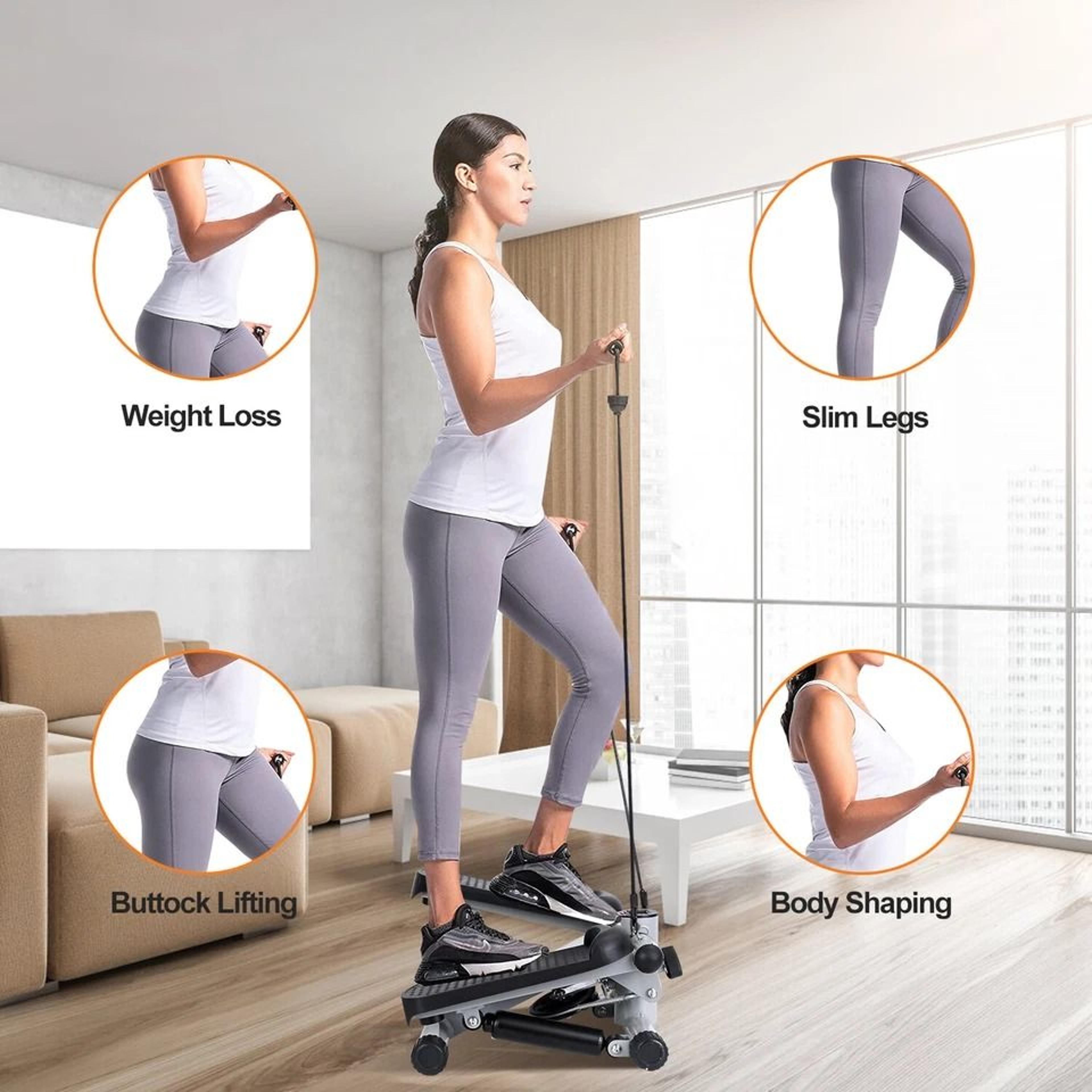 Mini Stepper For Weight Loss Full Body Workout With LCD Monitor Portable Stair Stepper Exercise Equ 8