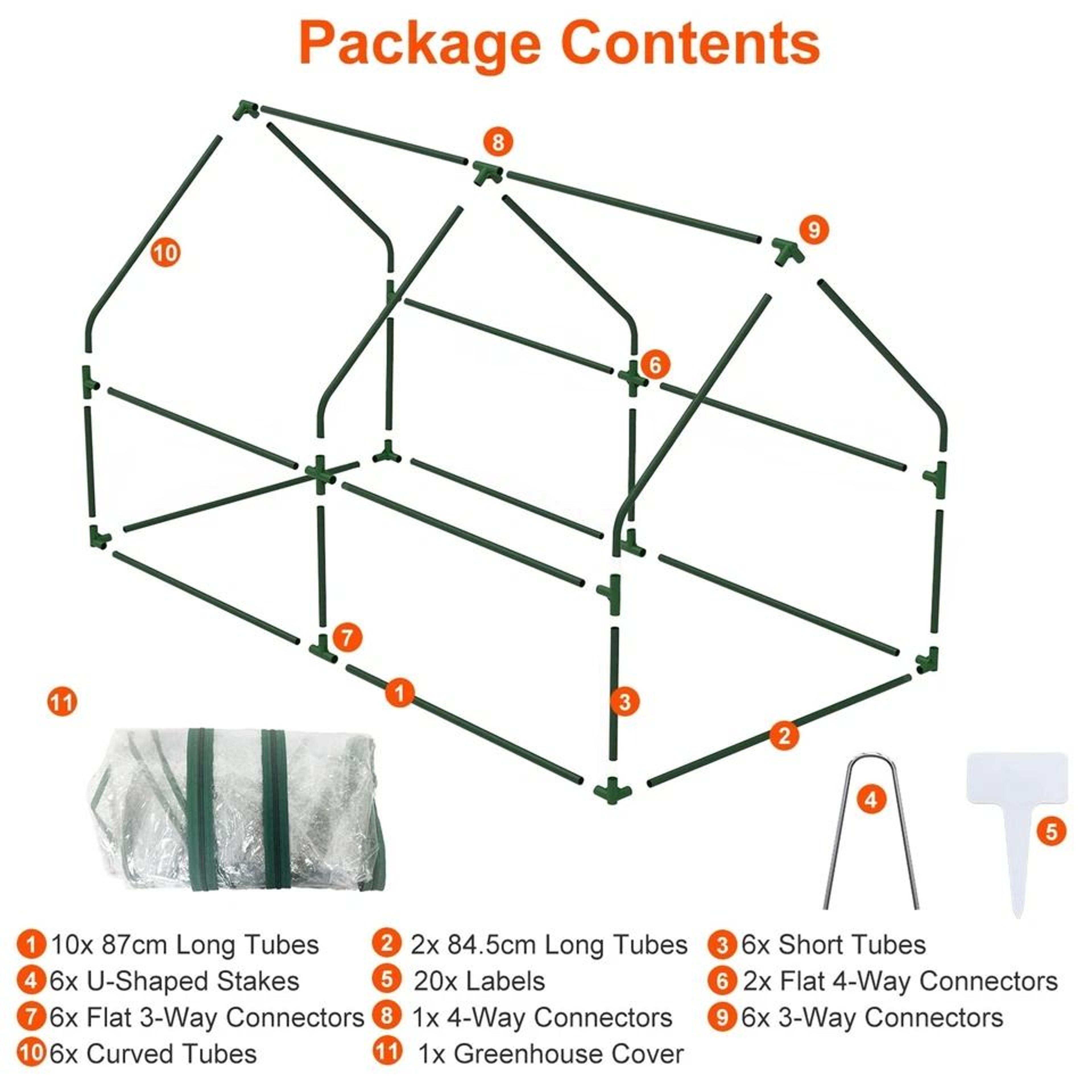 Outdoor Mini Greenhouse With Zipper Portable PVC Hot House For Plants Waterproof UVProof Outdoor Gr 7