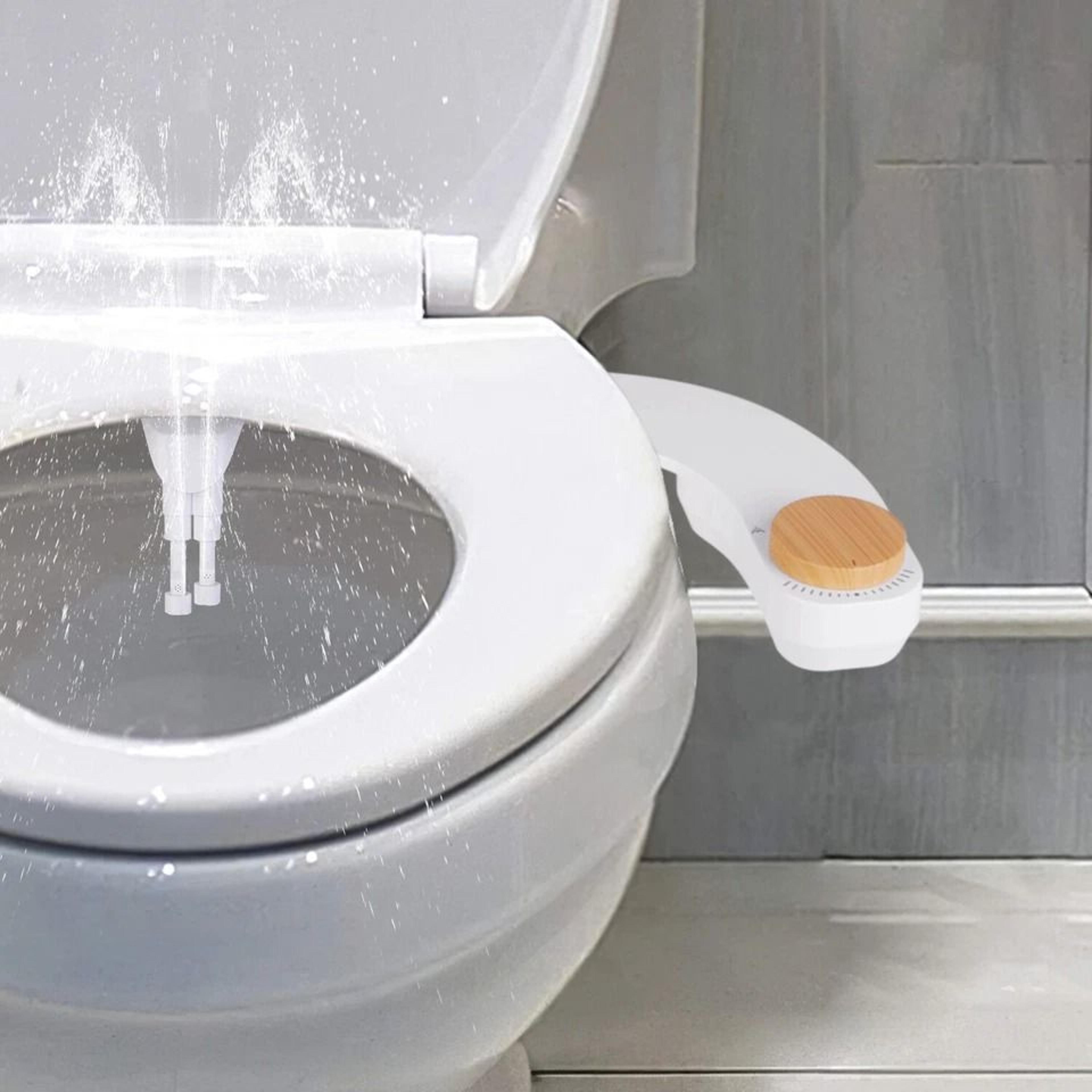 water bidet sprayer, non-electric bidet attachment for toilet seat, feminine & posterior mode for maximum comfort
