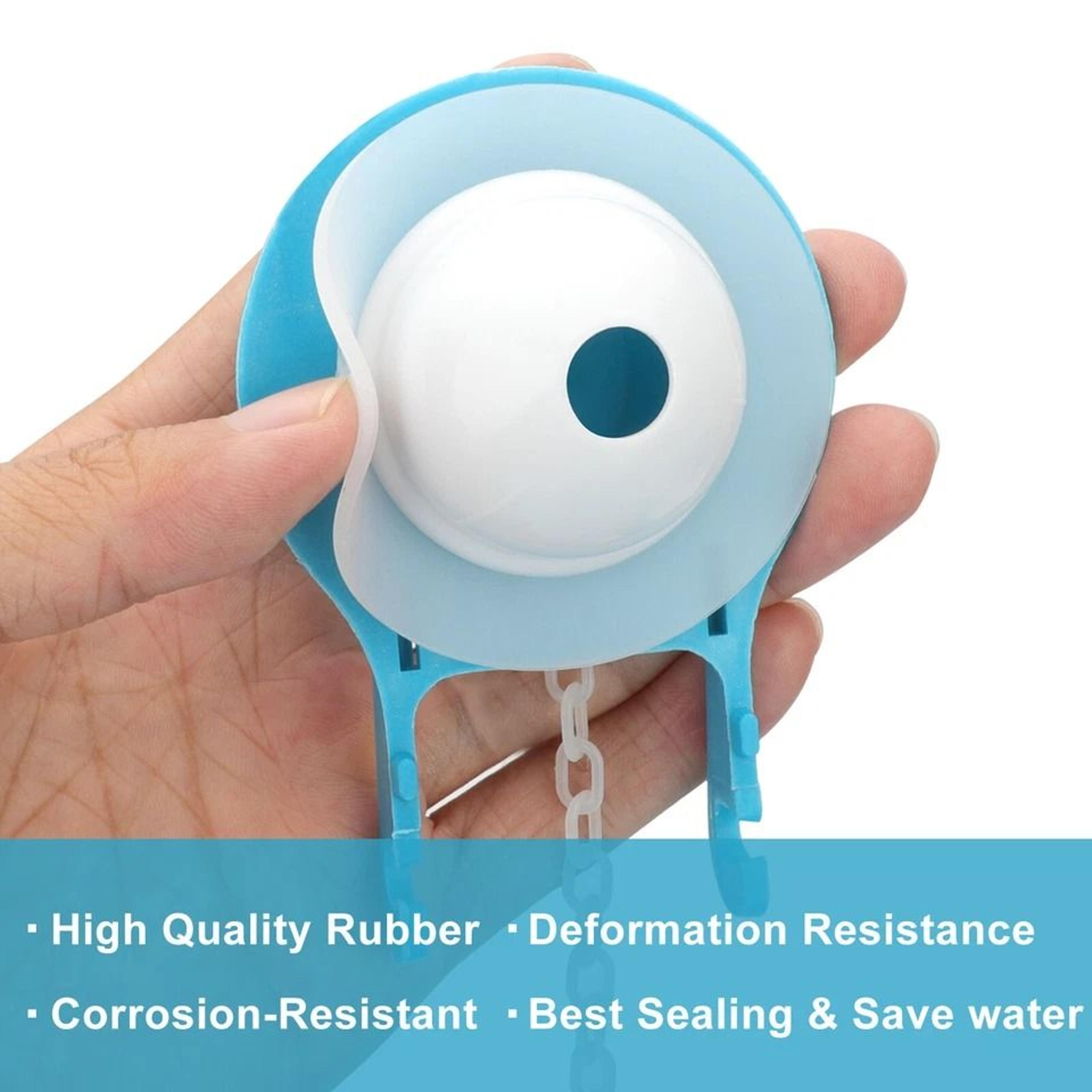 Ultra High Performance Toilet Flapper Universal Kit For 2Inch Flush Valves Silicone Design Prevents 6