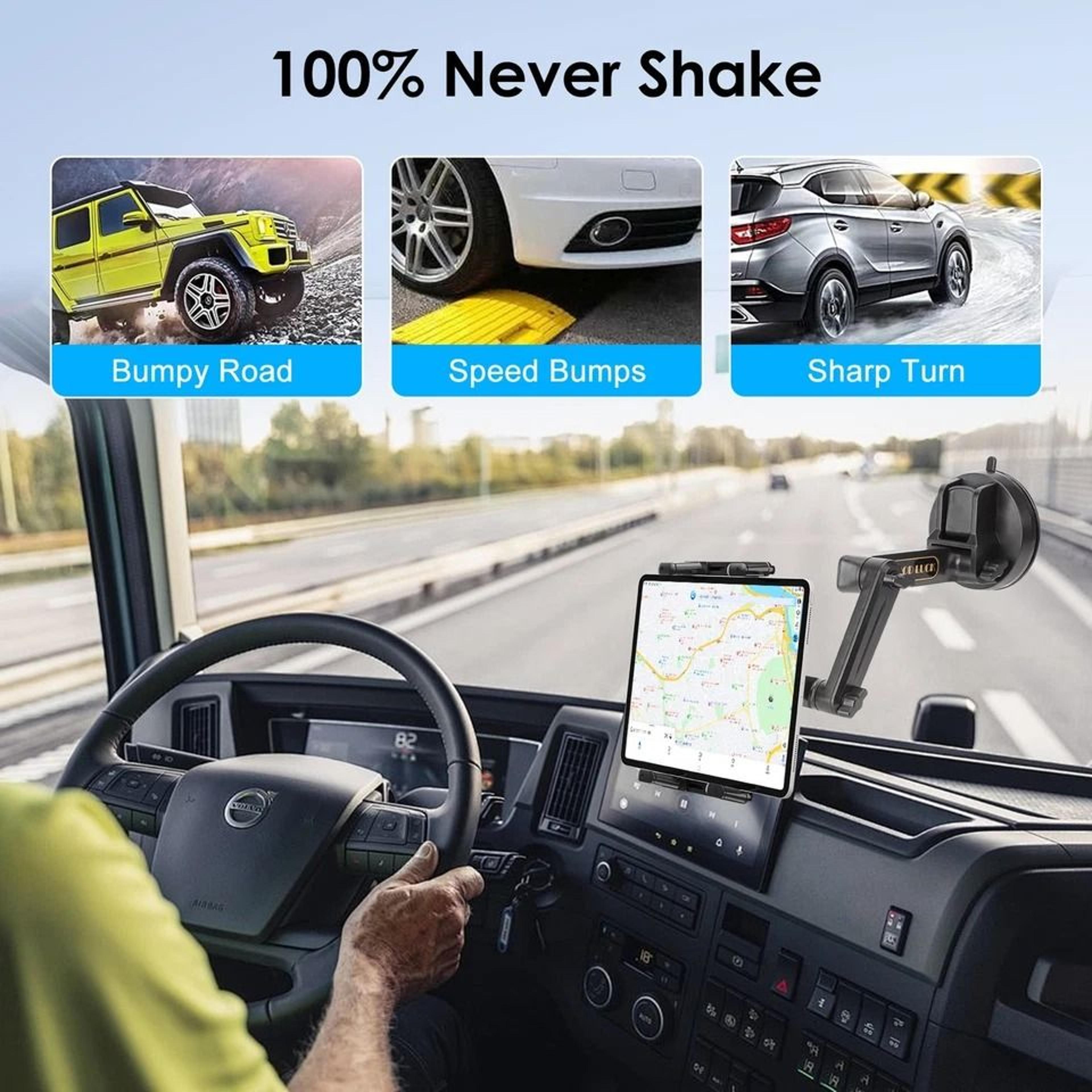 Universal Tablet Mount For Trucks Long Arm Dashboard  Windshield Holder For IPad IPhone Galaxy Tab 2