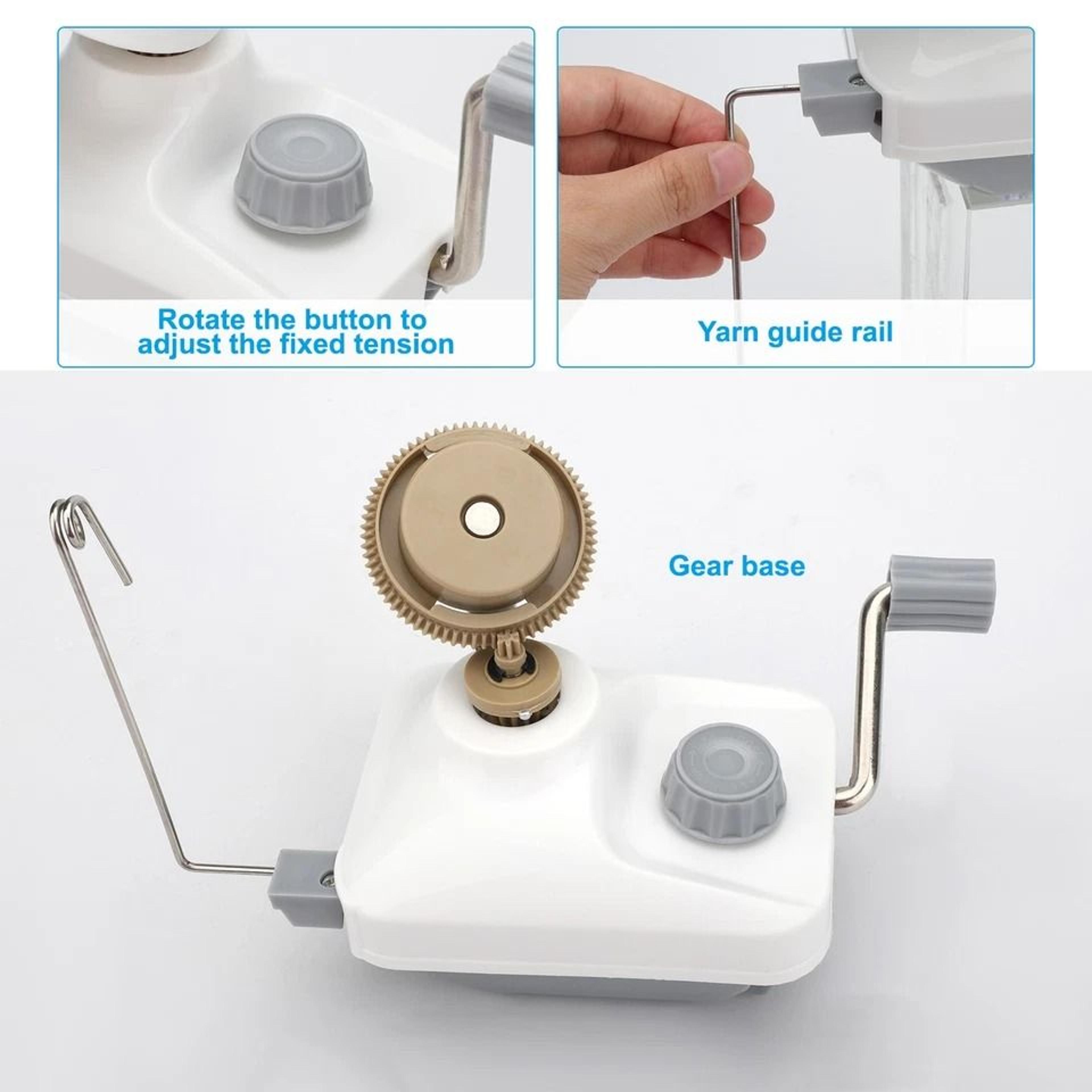 Portable Manual Yarn Ball Winder Hand Crank Knitting Organizer For Sewing Crochet Weaving And DIY P 4