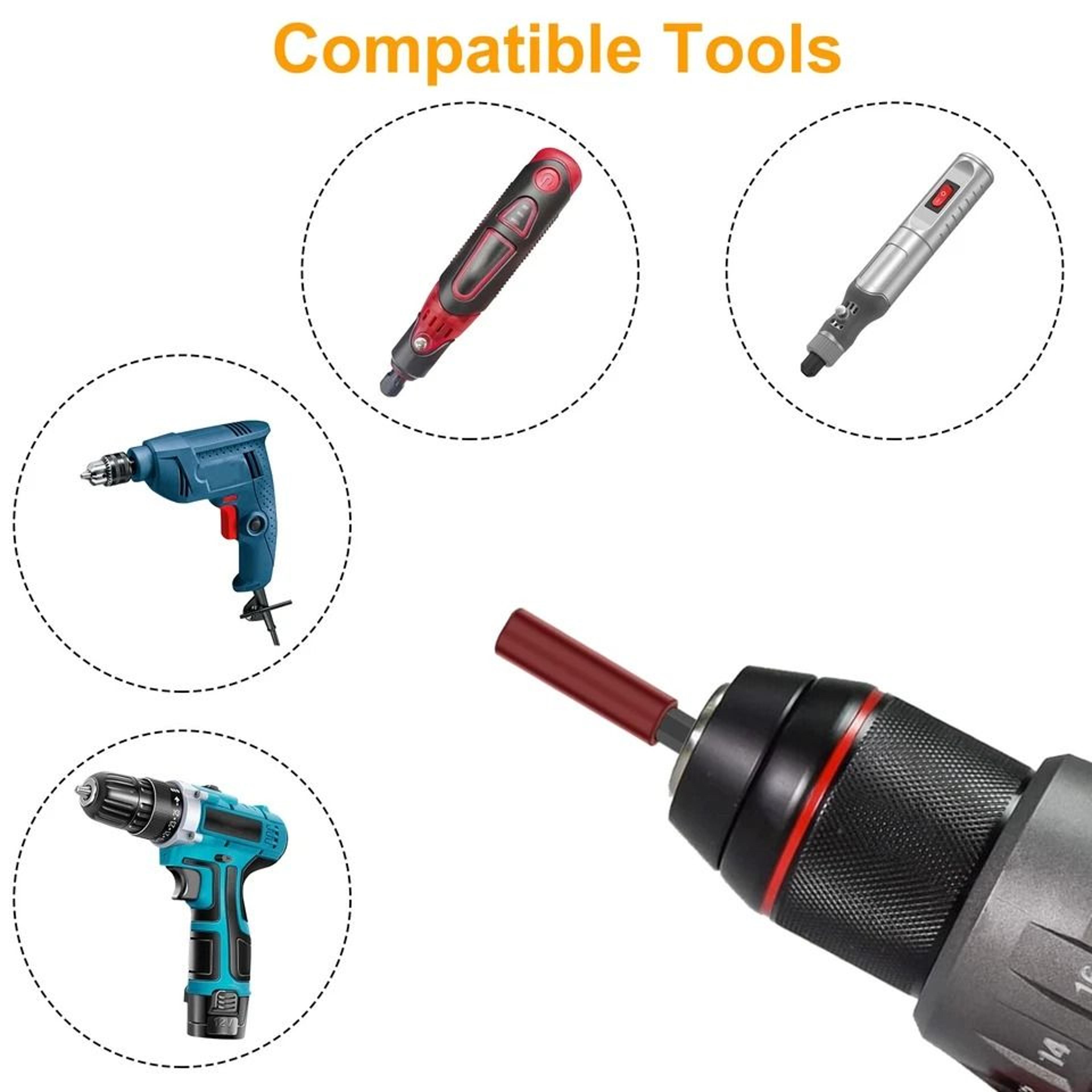 Magnetic Drill Bit Extension Holder Hex Shank Strong Magnet Compatible With Impact Driver 2