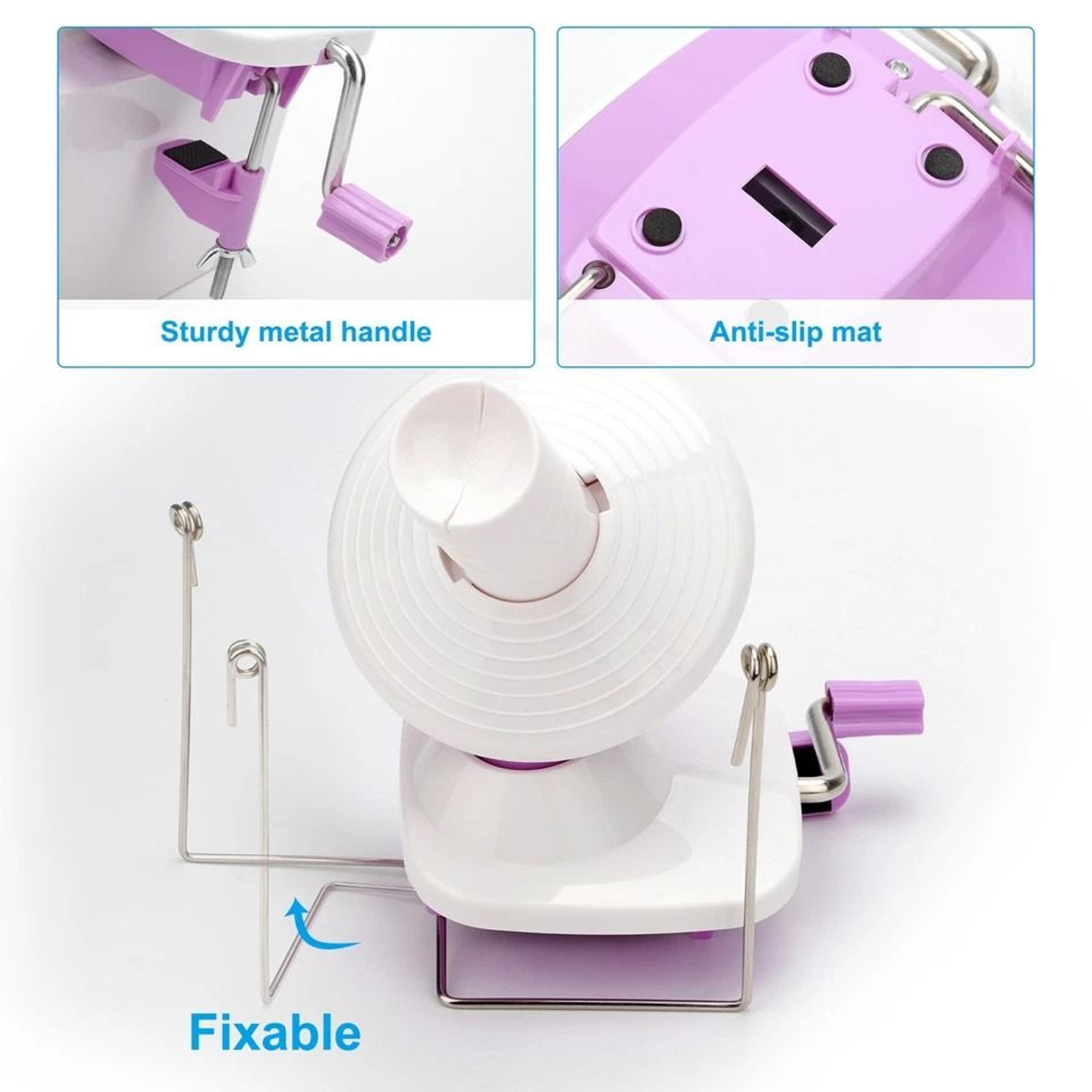 Hand Operated Yarn Winder Manual Yarn Ball Organizer For Home Knitting And Crocheting Projects Dura 4