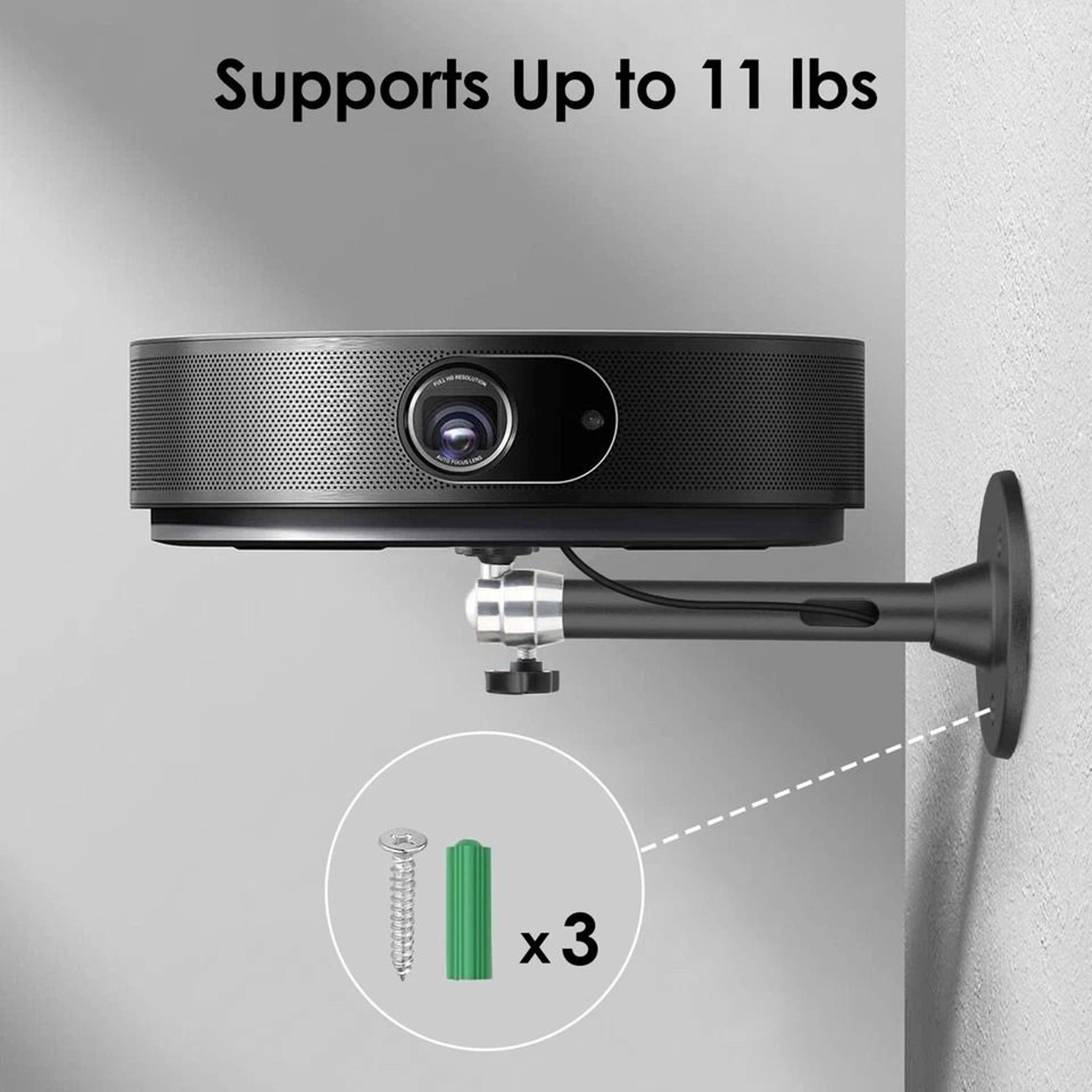 Universal Rotatable Wall Ceiling Mount Stand For Mini Projector DVR Camera Adjustable Tilt 4
