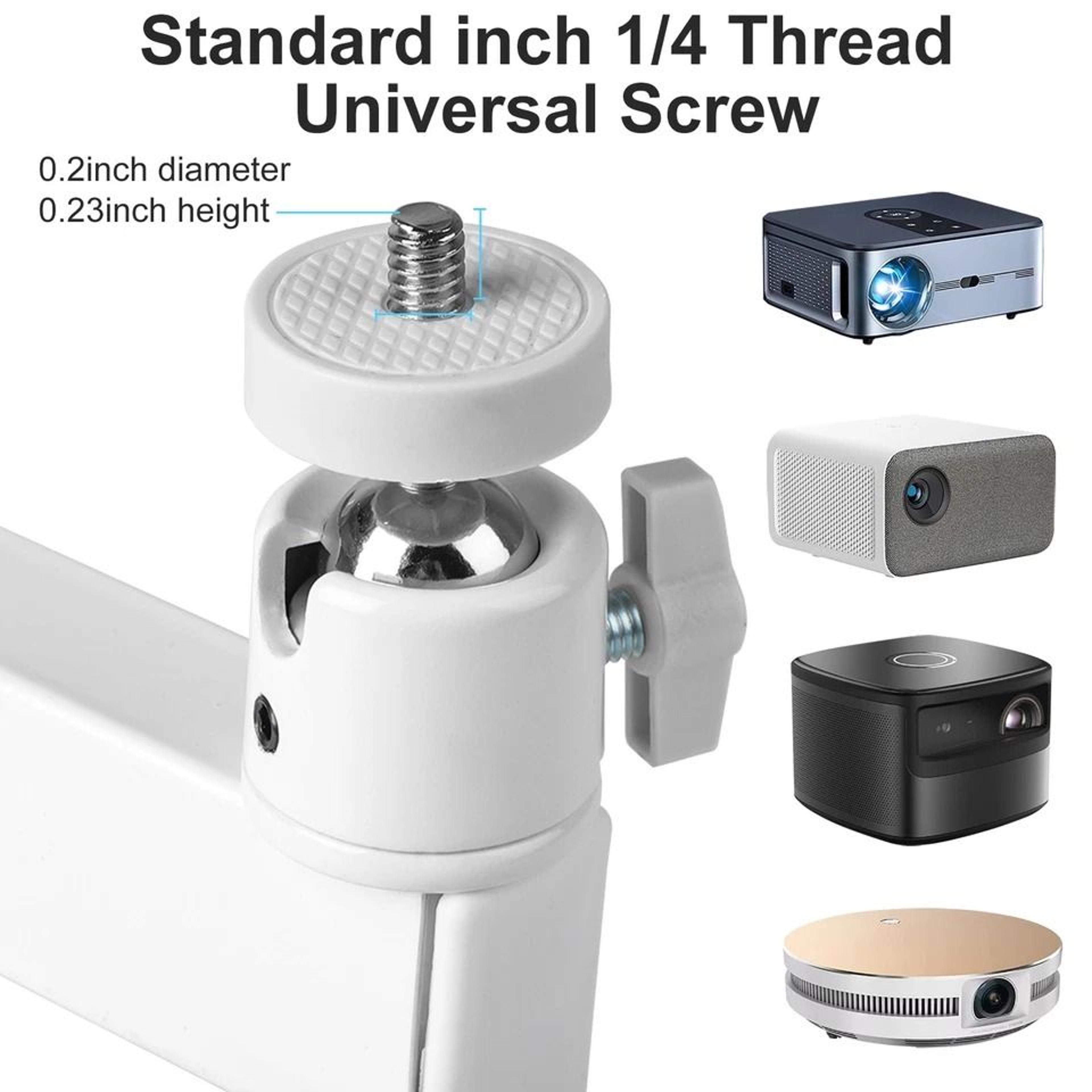 Rotation Foldable Projector Wall  Ceiling Mount Adjustable Aluminum Alloy Universal Compatibility F 4