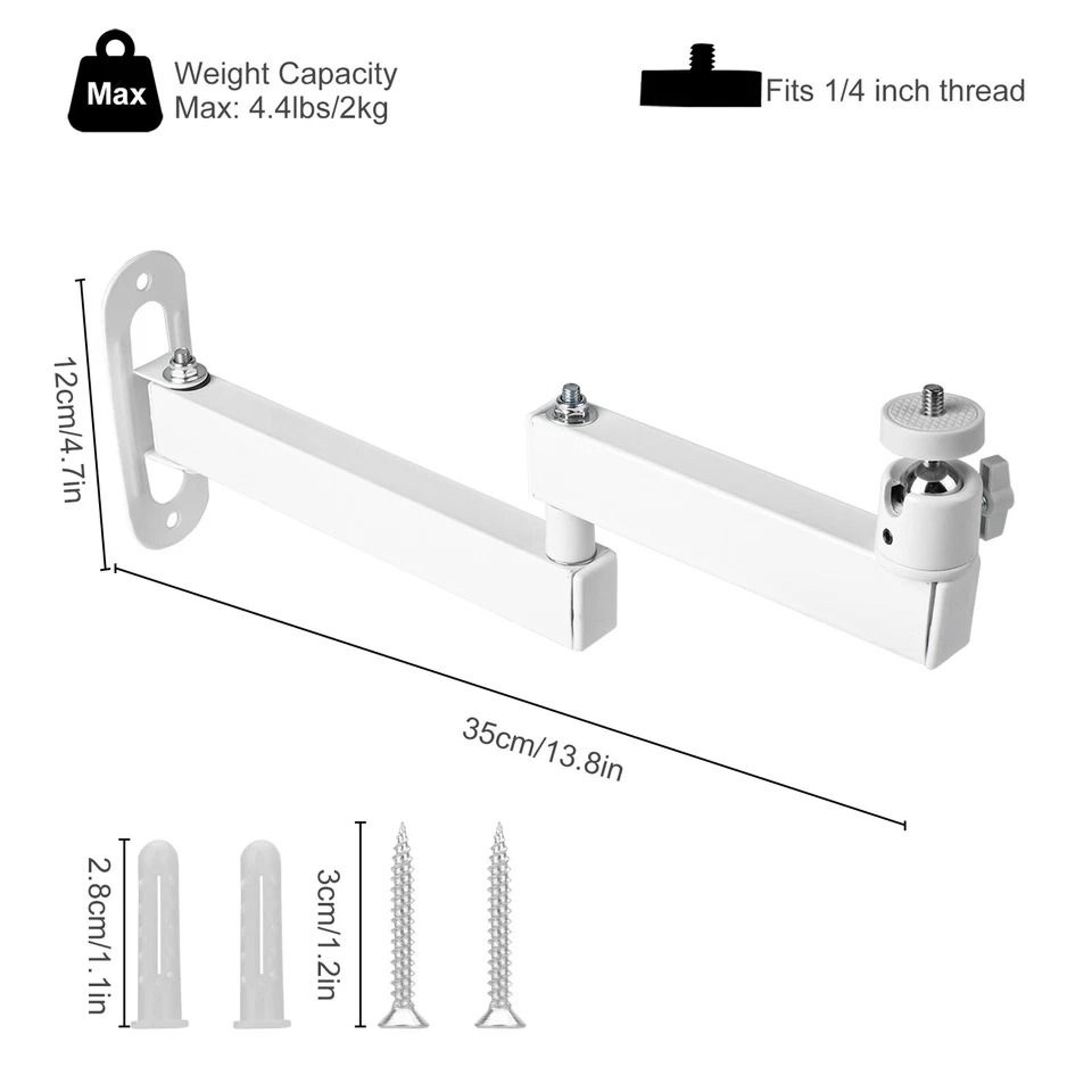 Rotation Foldable Projector Wall  Ceiling Mount Adjustable Aluminum Alloy Universal Compatibility F 6