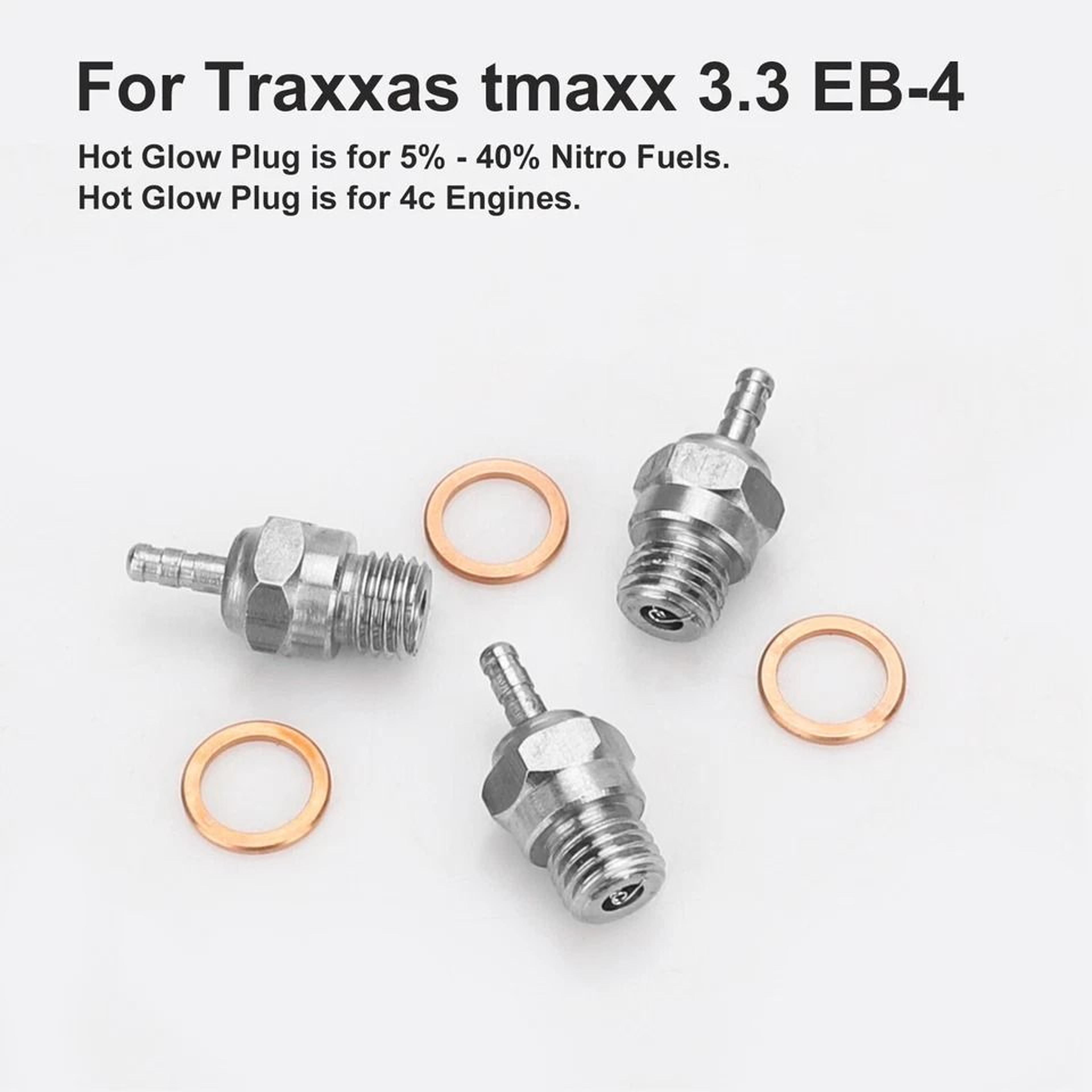 Glow Plug Durable For Traxxas TMaxx  Nitro RC Engines Compatible With Nitro Fuels 5
