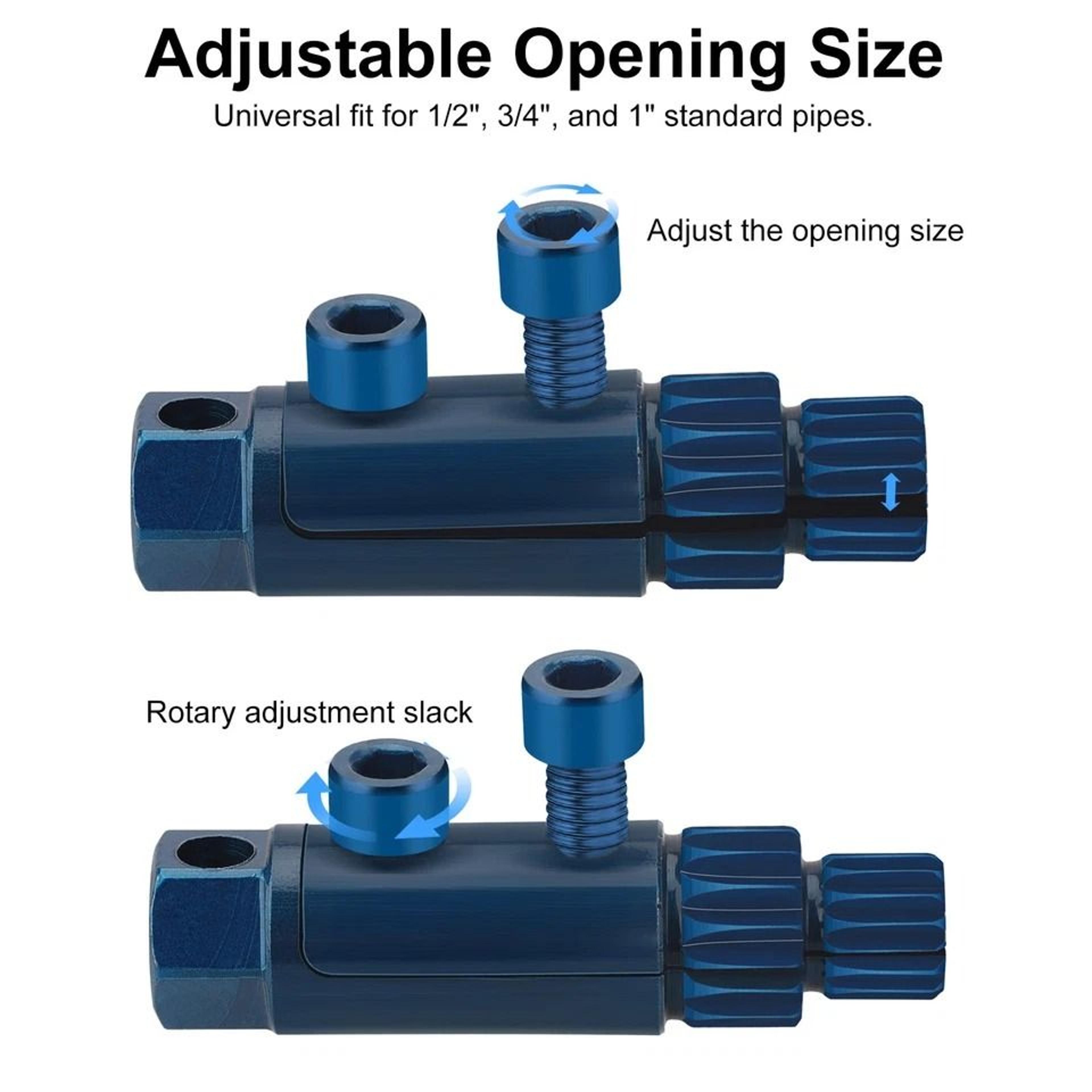 Adjustable Broken Pipe Extractor Damaged Thread Removal Tool For Faucet And Water Pipes 5