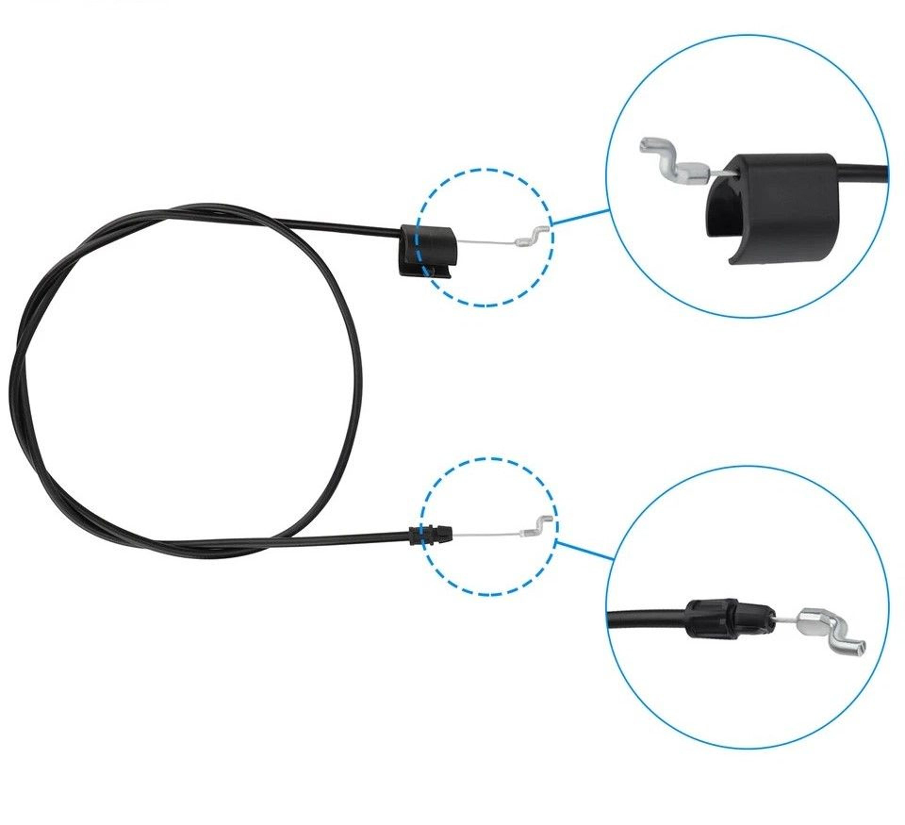 replacement control cable for lawn mower engine zone cable for husqvarna, poulan, poulan pro, roper