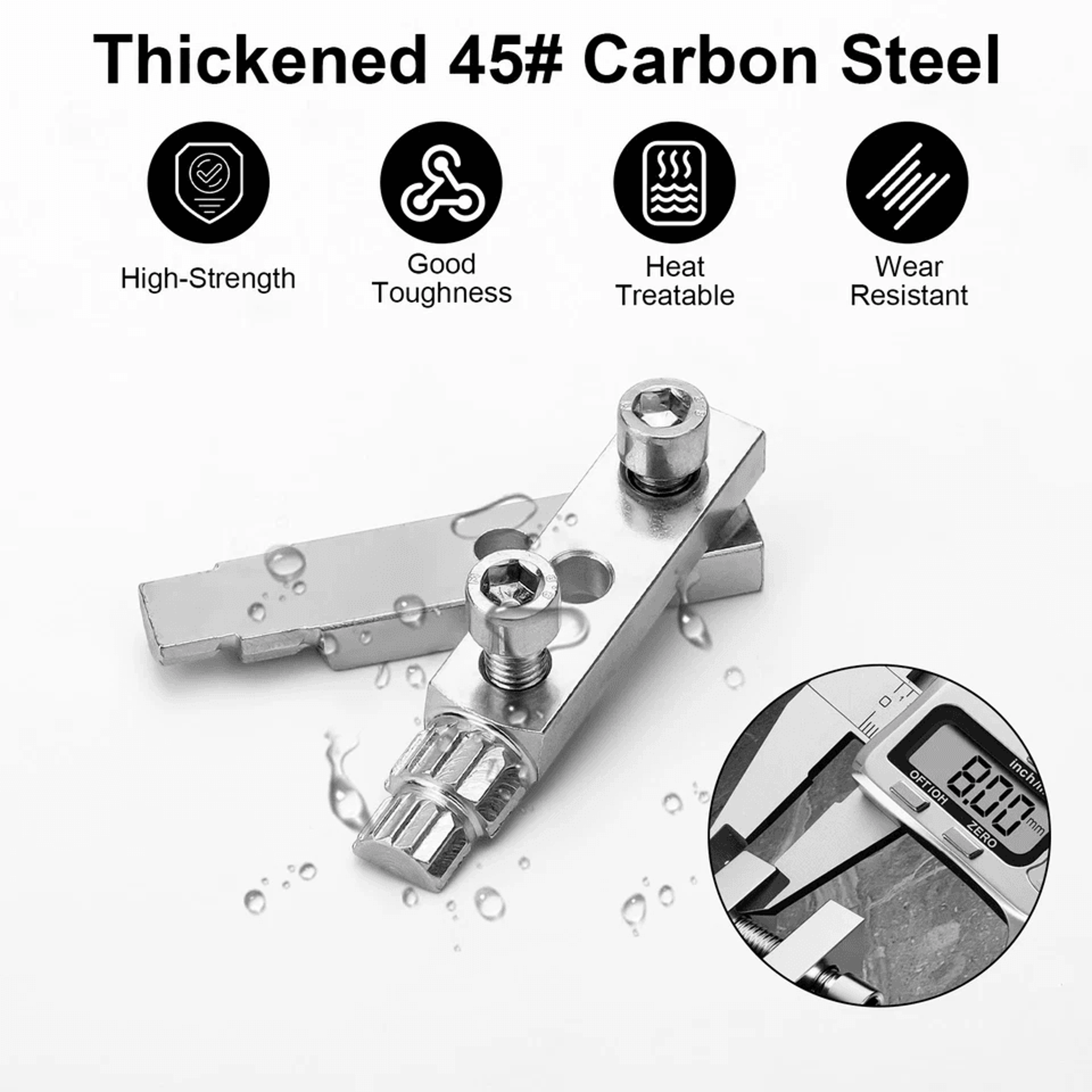 Faucet Angle Valve Broken Wire RemoverWater Pipe Screw Extractor Set For Plumbing And Repairs 7