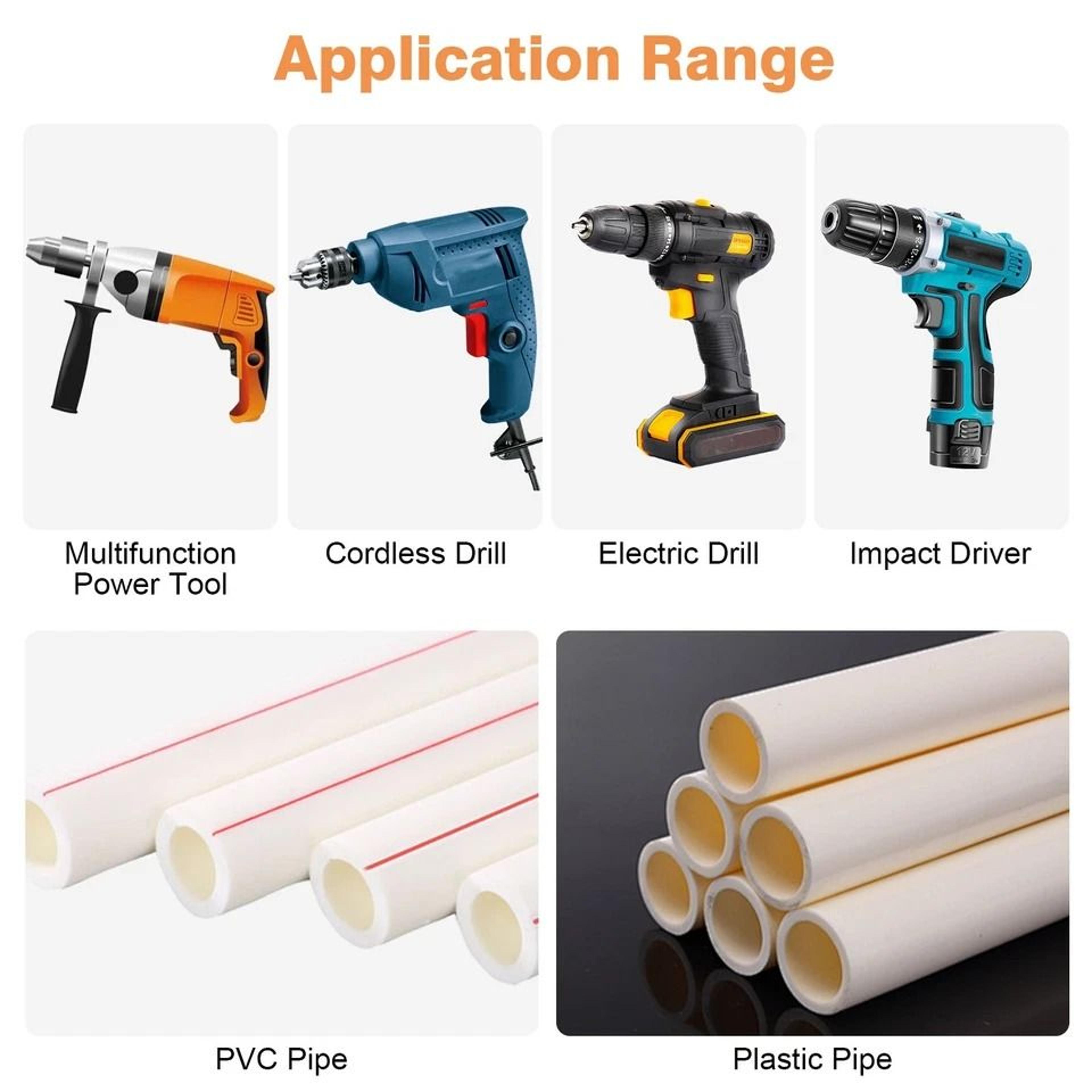 Internal  External Pipe Thread Repair Tool For PVC PPR Alloy Steel Clockwise Threading Electric Dri 4