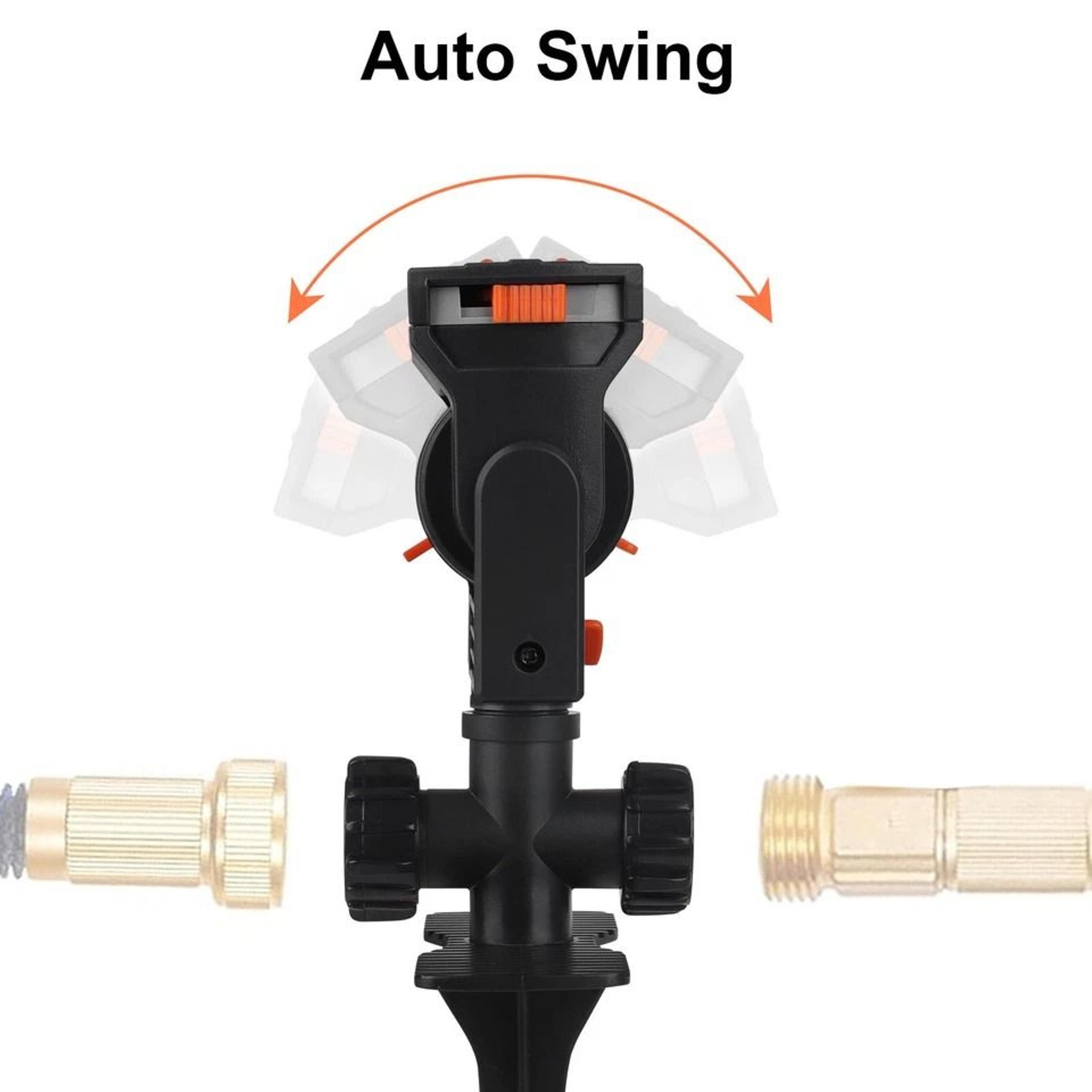 Auto Oscillating Spray Lawn Sprinkler Adjustable Garden Watering System For Grass Large Area Irriga 3