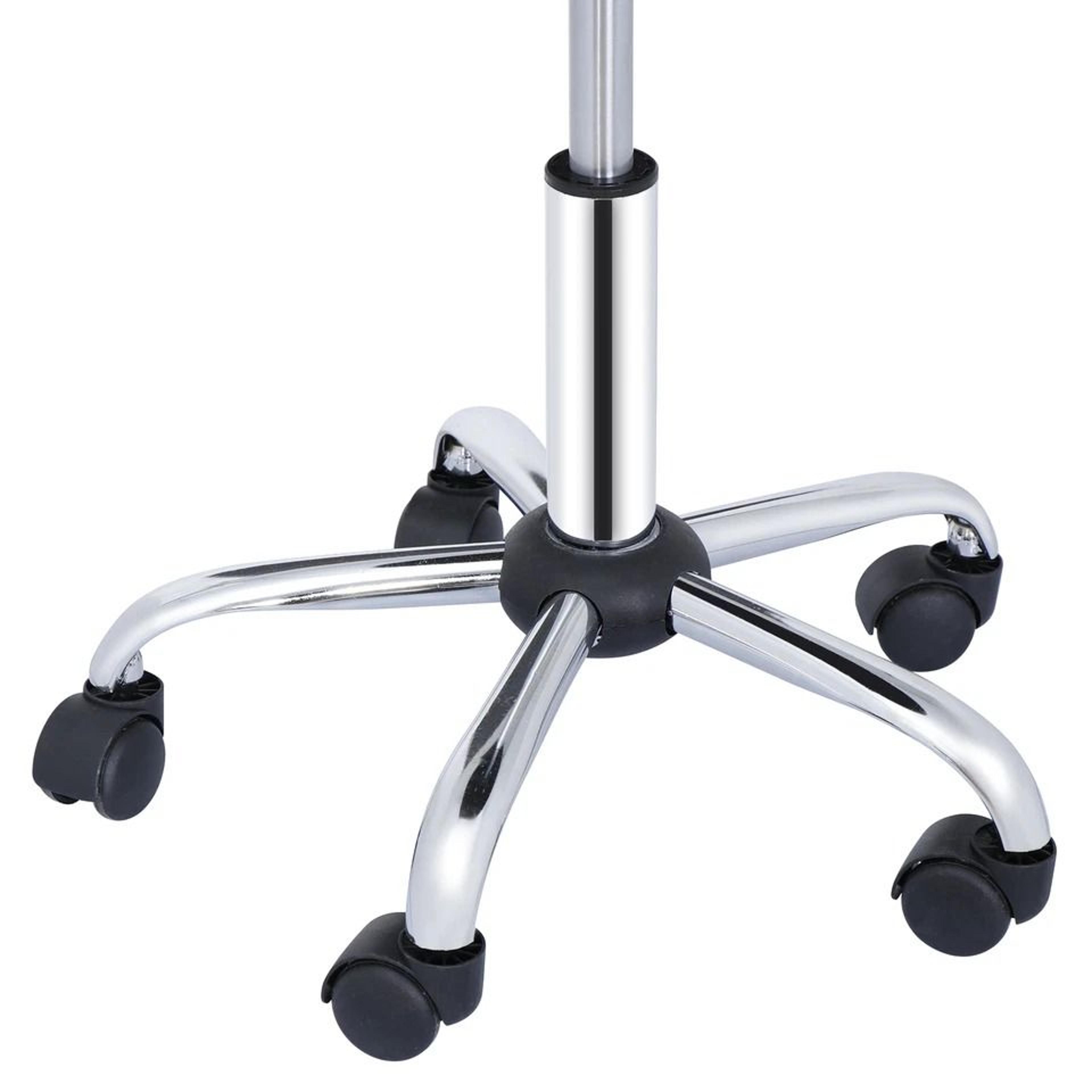 Adjustable Hydraulic Rolling Stool Swivel Tattoo Chair Office Chair Black Swivel Salon Stool Height 3