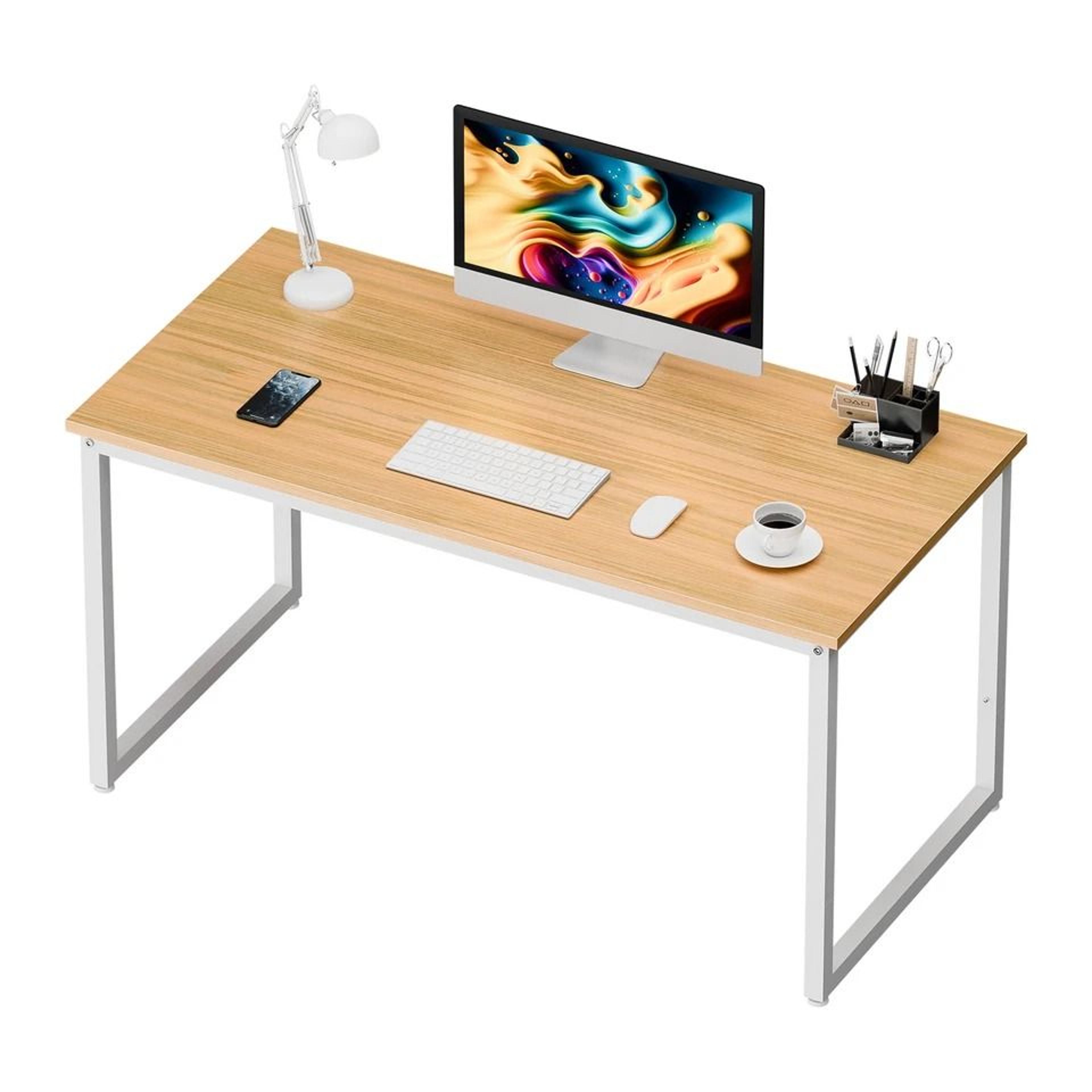 Office Desk Computer Desk Modern Study Writing Desk Natural PC Laptop Table Home Office Desk 2