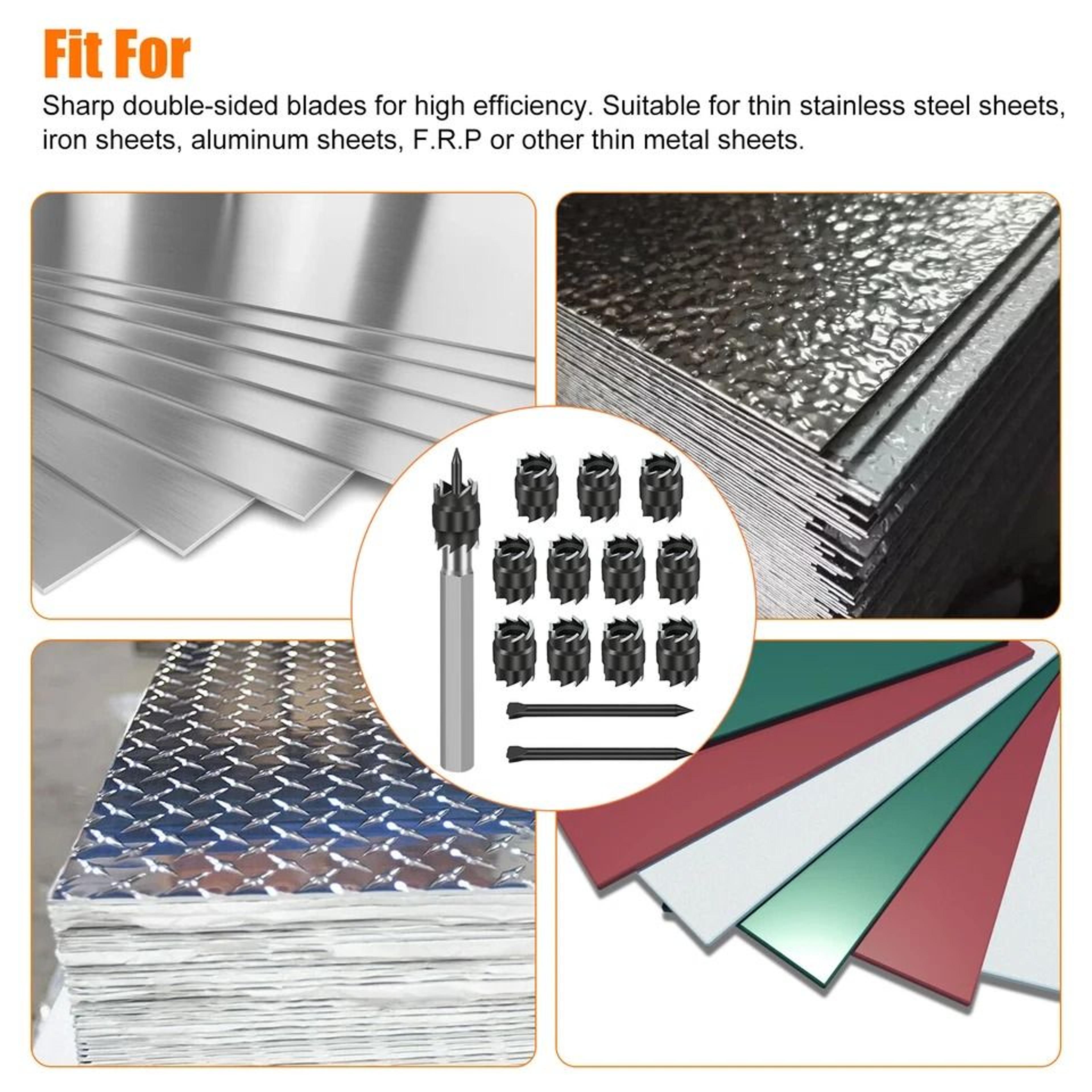 DoubleSided Spot Weld Cutter HSS Drill Bit Remover Tool Piece Kit Weld Tool For Stainless Steel Iro