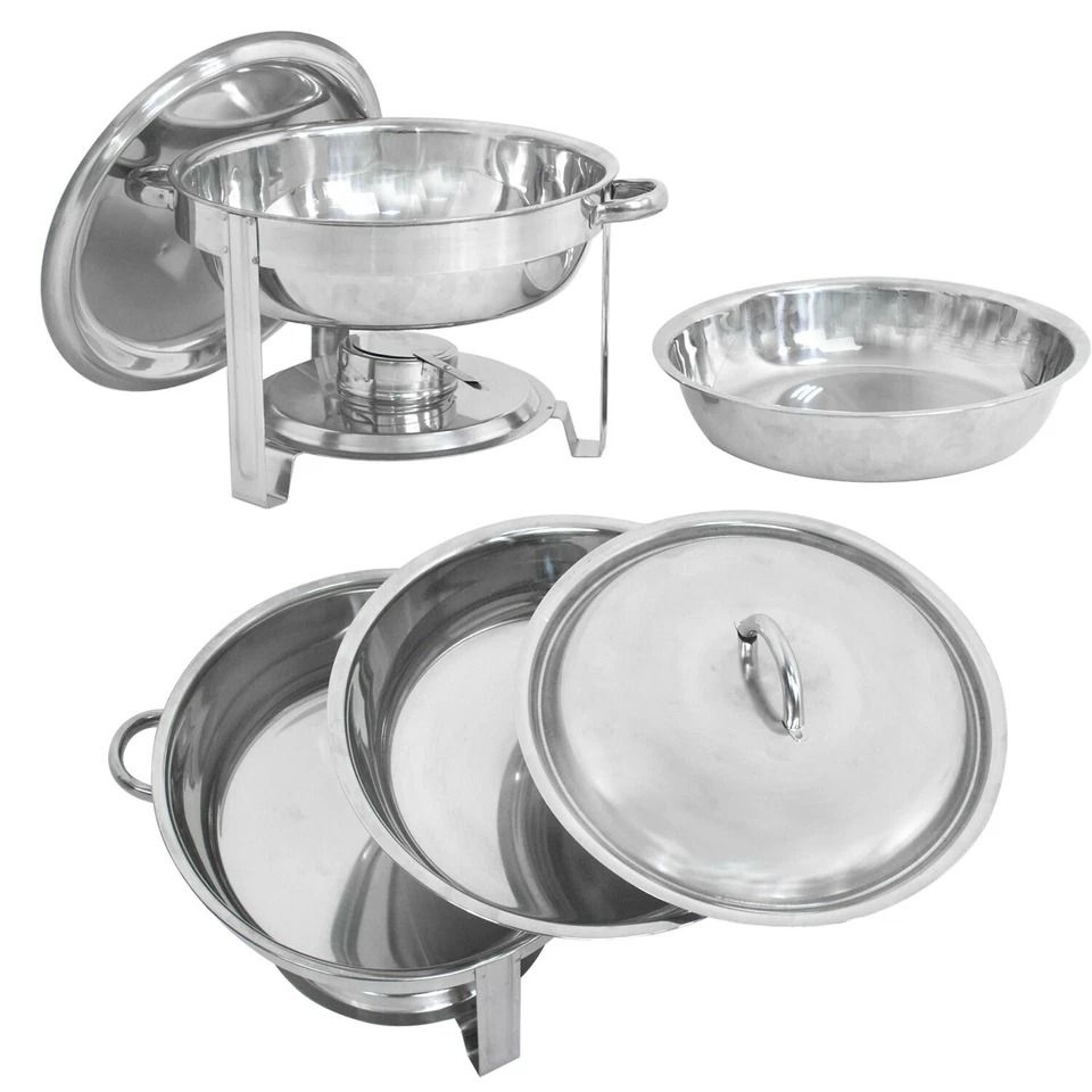 Stainless Steel Quart Chafing Dish Durable Buffet Catering Tray Mirror Finish Alcohol Furnace Perfe 11