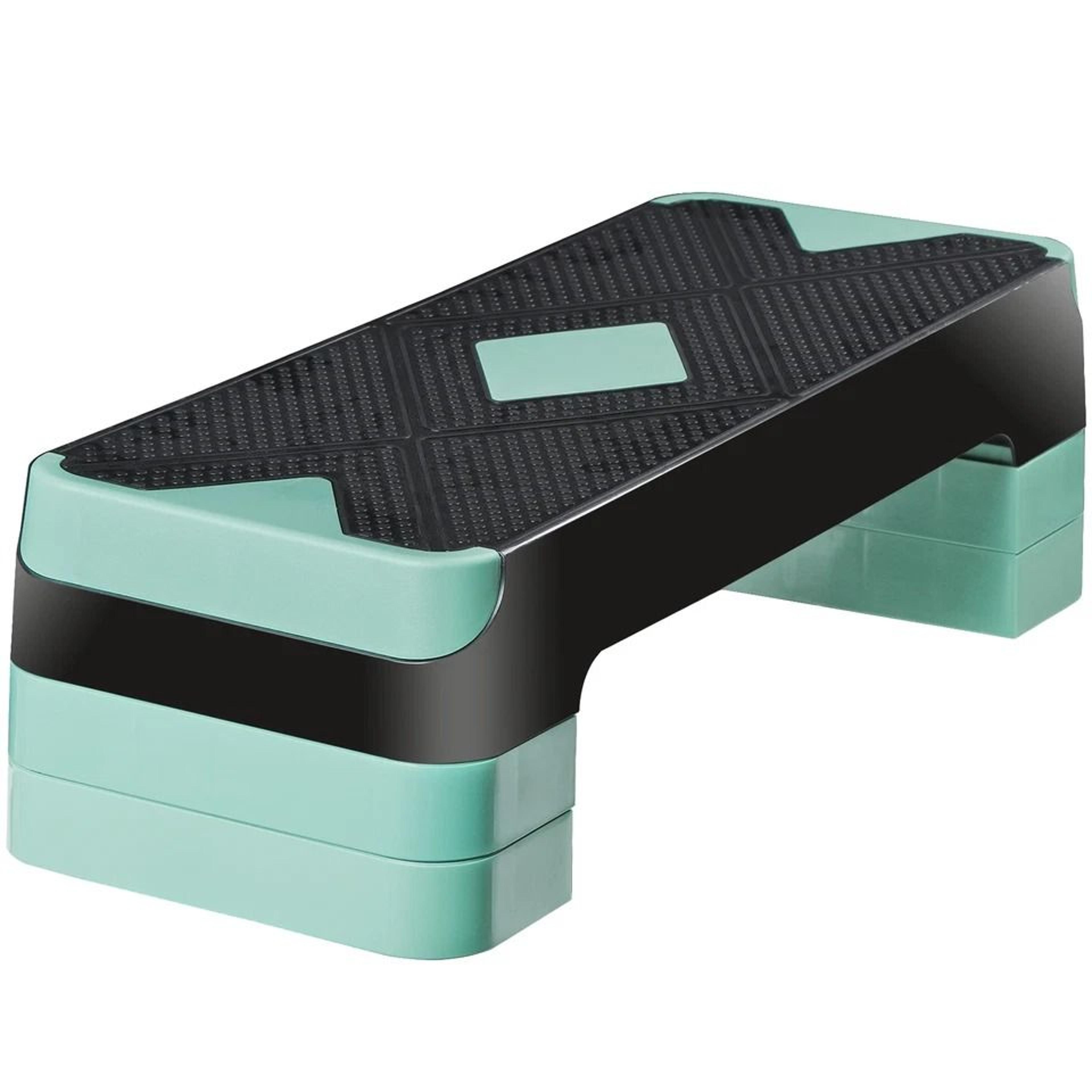 Adjustable Height Aerobic Step Platform With Risers NonSlip Stepper For Gym Muscle Exercise Toning  11