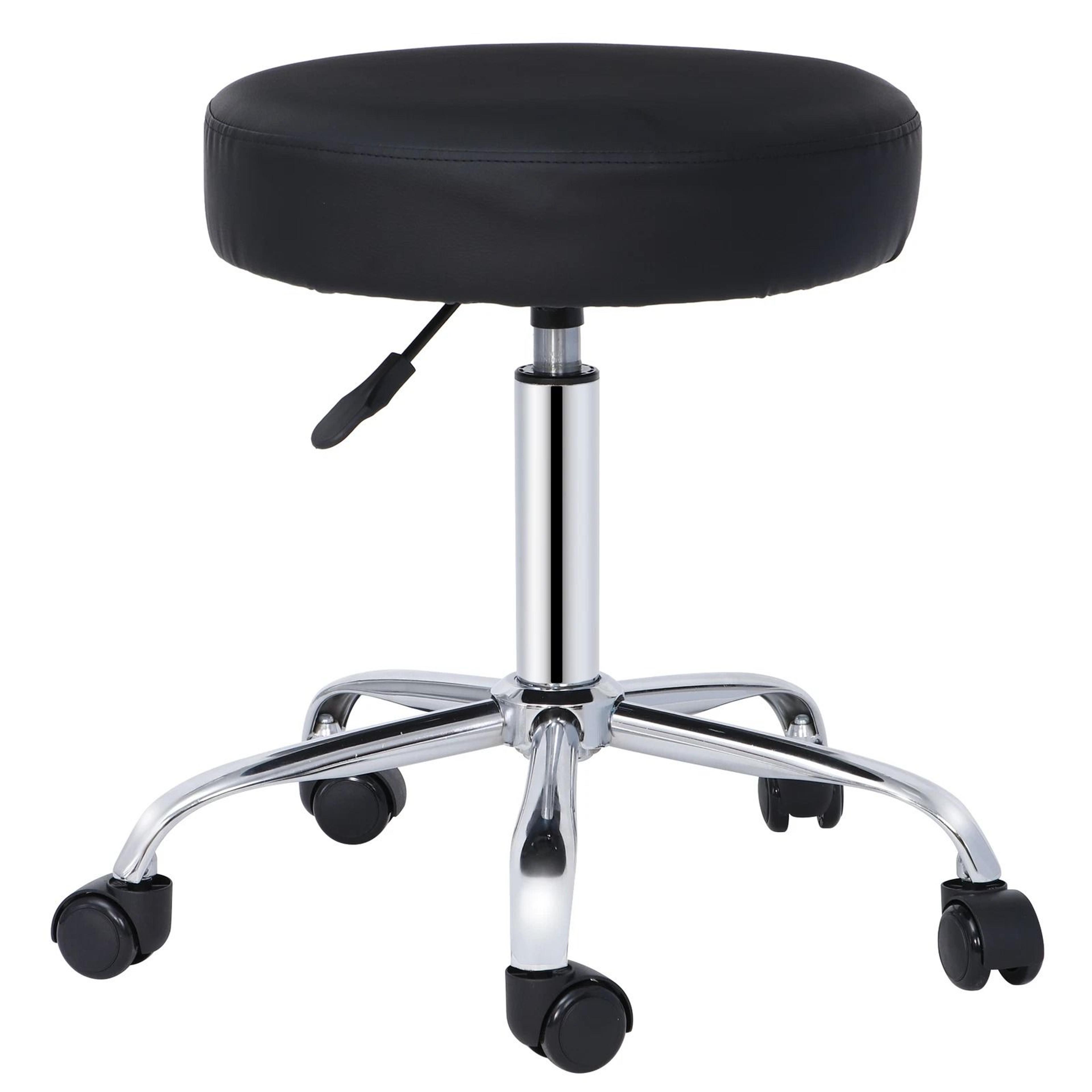 Black Adjustable Hydraulic Stool For Salon Thick Pad Swivel Chair 10