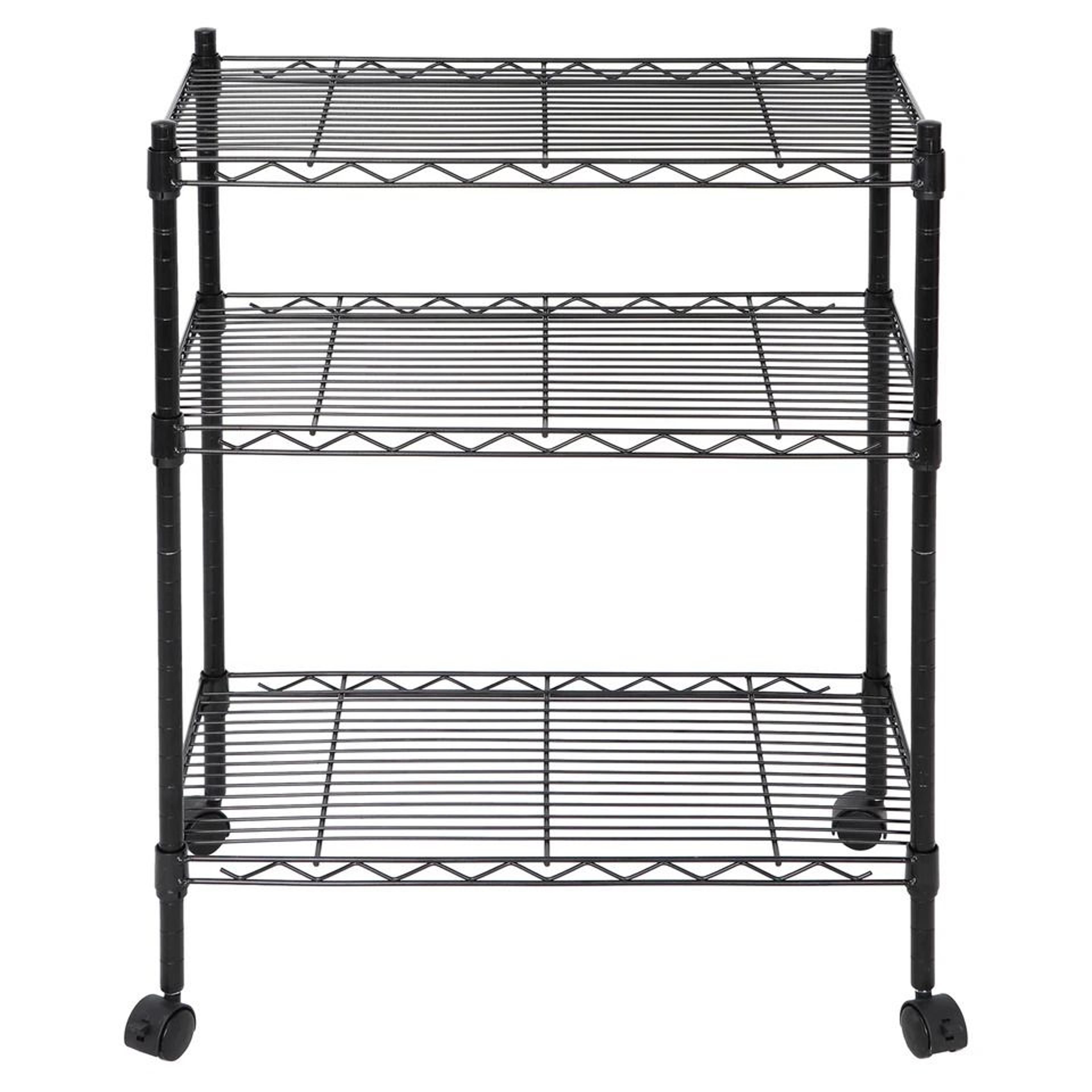 Metal Rack Shelves Shelf Storage Shelving Unit Adjustable Steel Wire Shelf 3Shelf Organization For  5