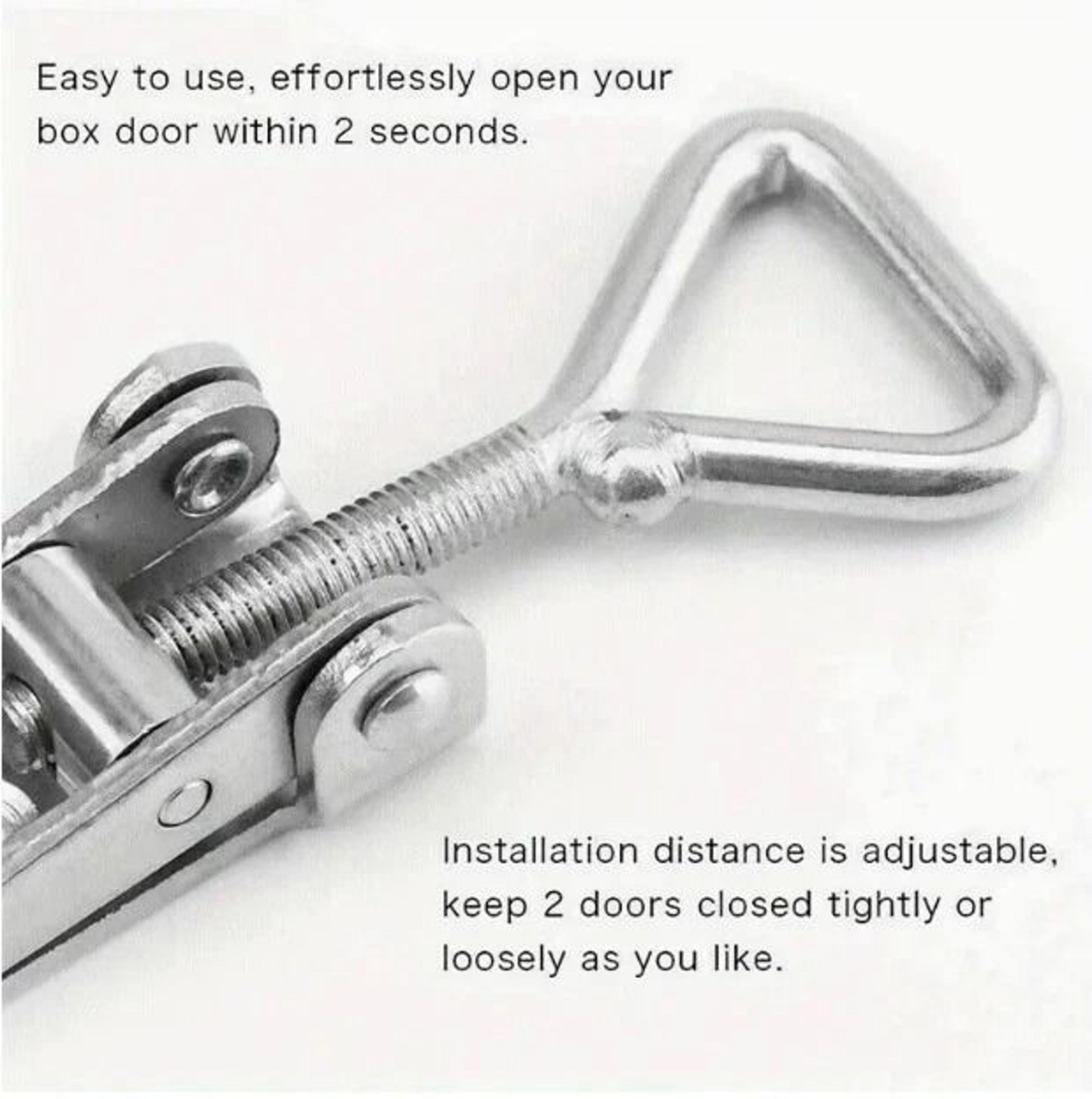 Lock Clamp For Boxes Case Heavy Duty Steel Toggle Latch Catches Load Capacity 8