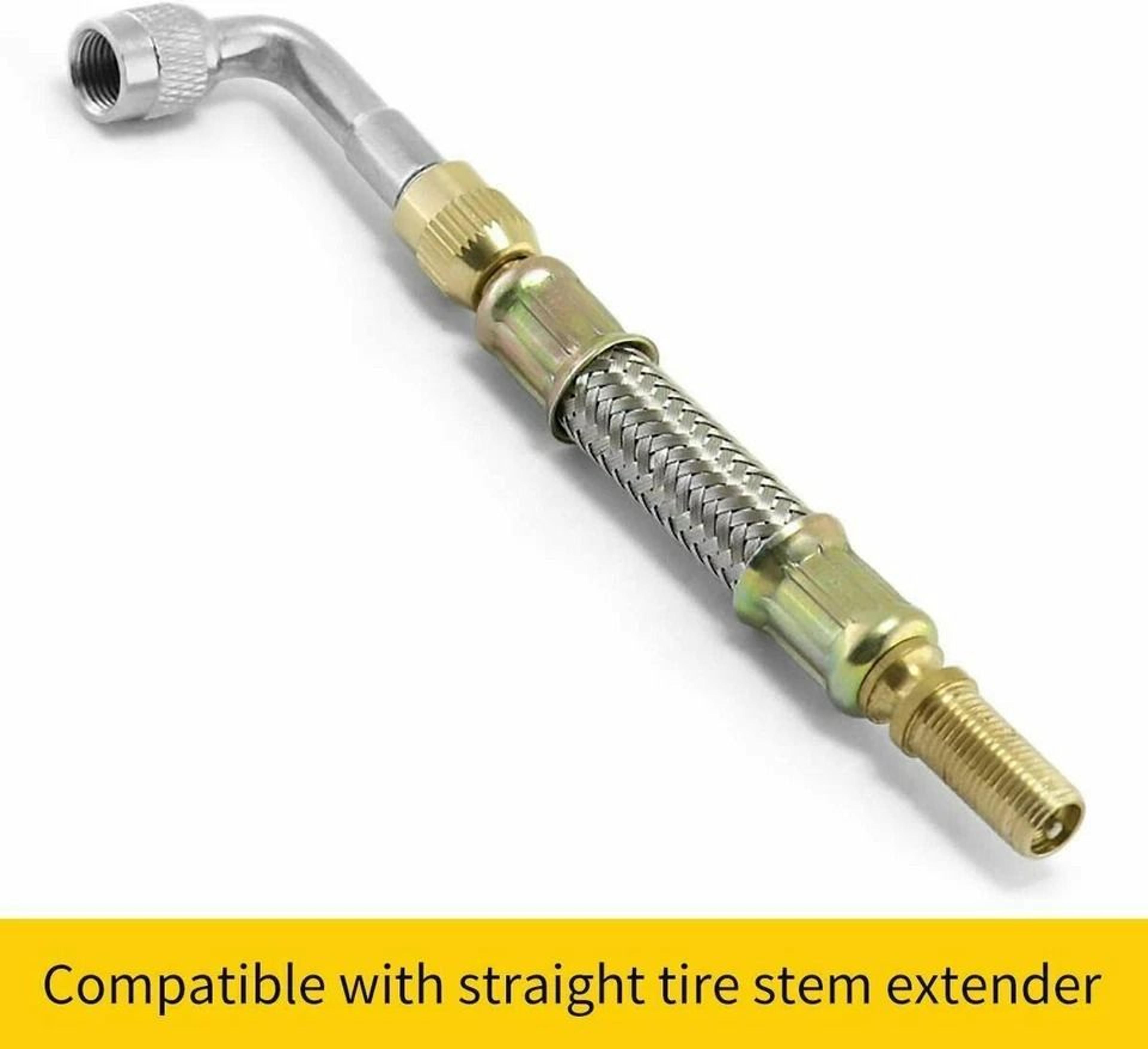 Angle Adaptor Air Tire Valve Extension Degree Motorcycle And Car Stem Extender Durable With Metal D
