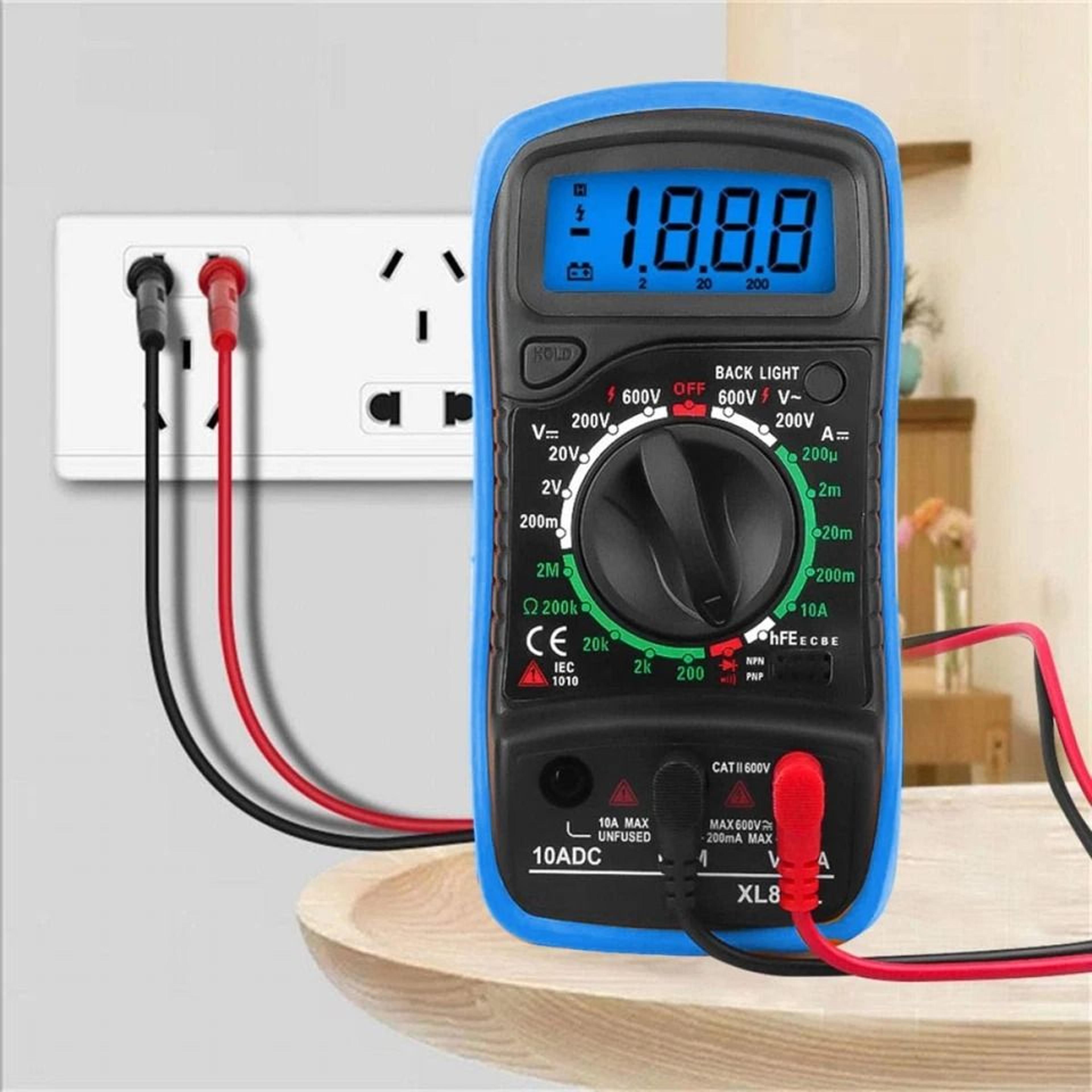 Digital LCD Multimeter Voltmeter Ammeter Tester AC DC Ohmmeter 5