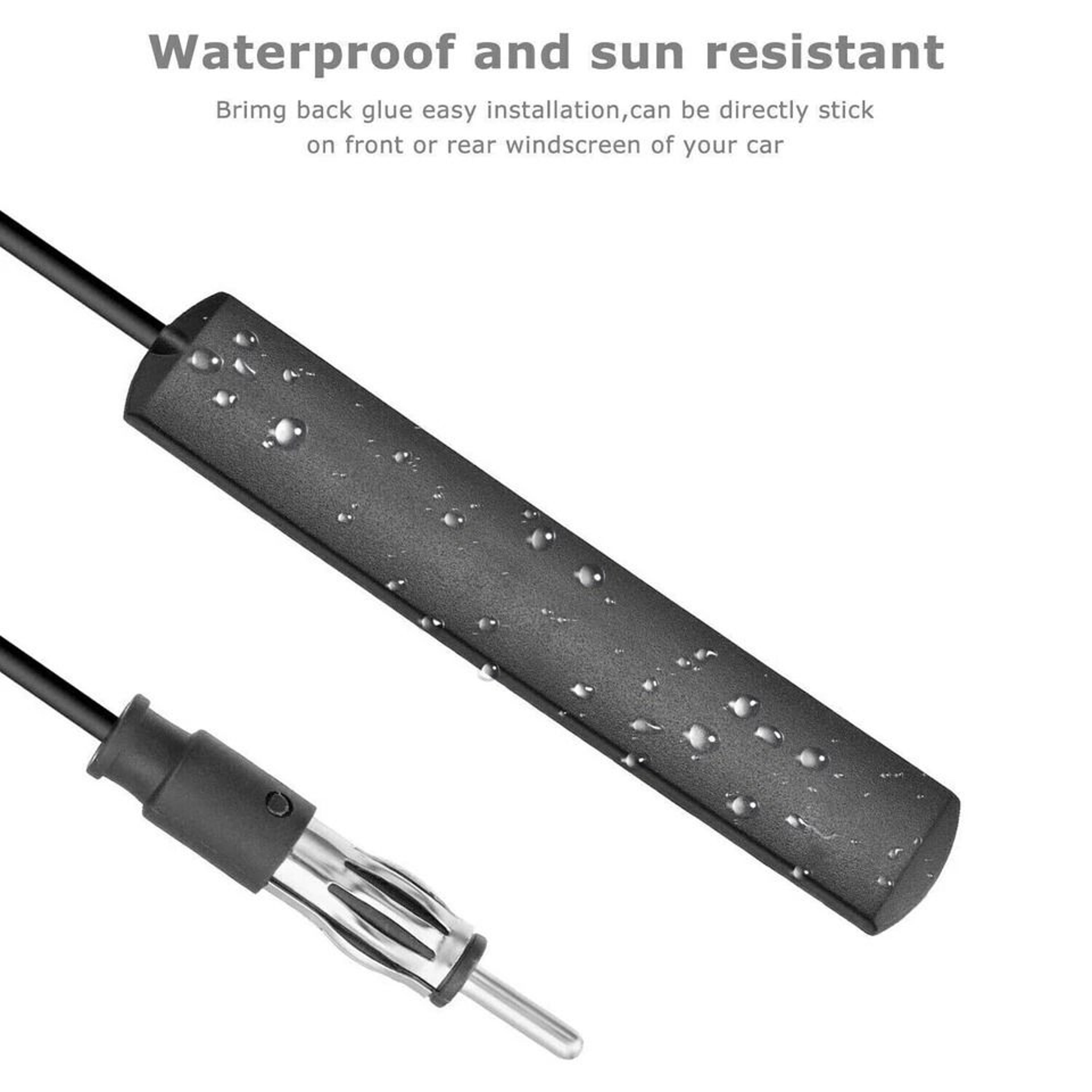 Universal AMFM Radio Antenna Car Interior Hidden Amplified Antenna For Electronic Stereo 4