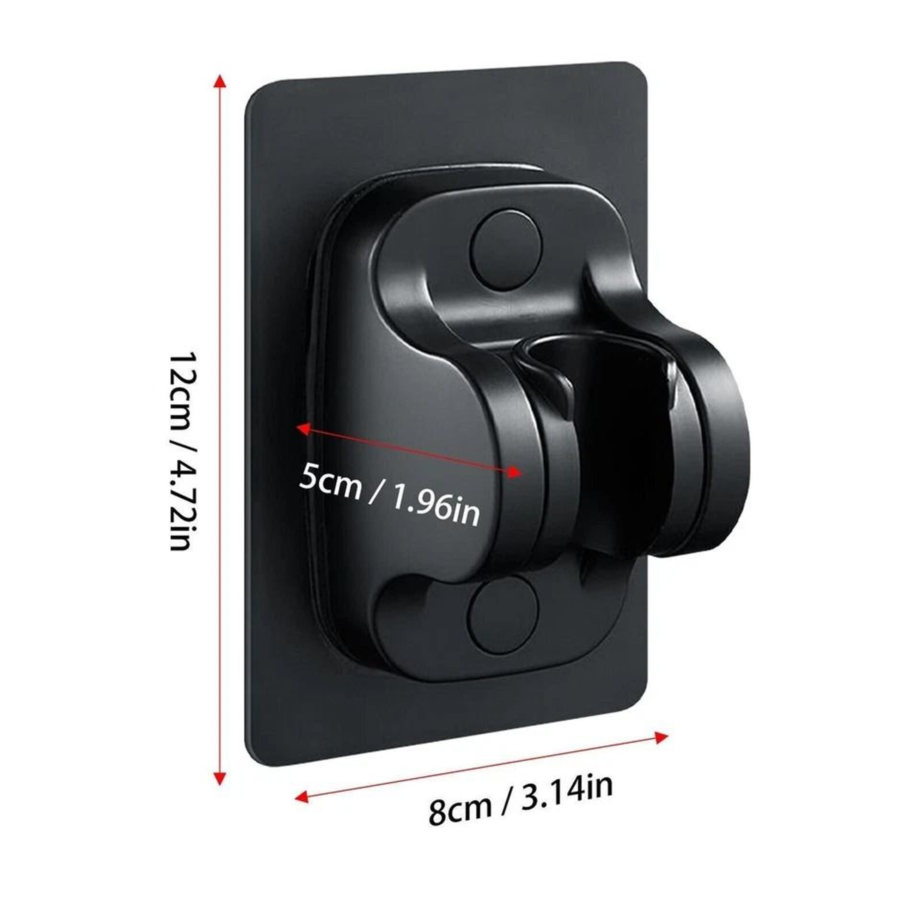 Adjustable Wall Mount Shower Bracket Self Adhesive Handheld Shower Head Holder No Drill Shower Moun 5