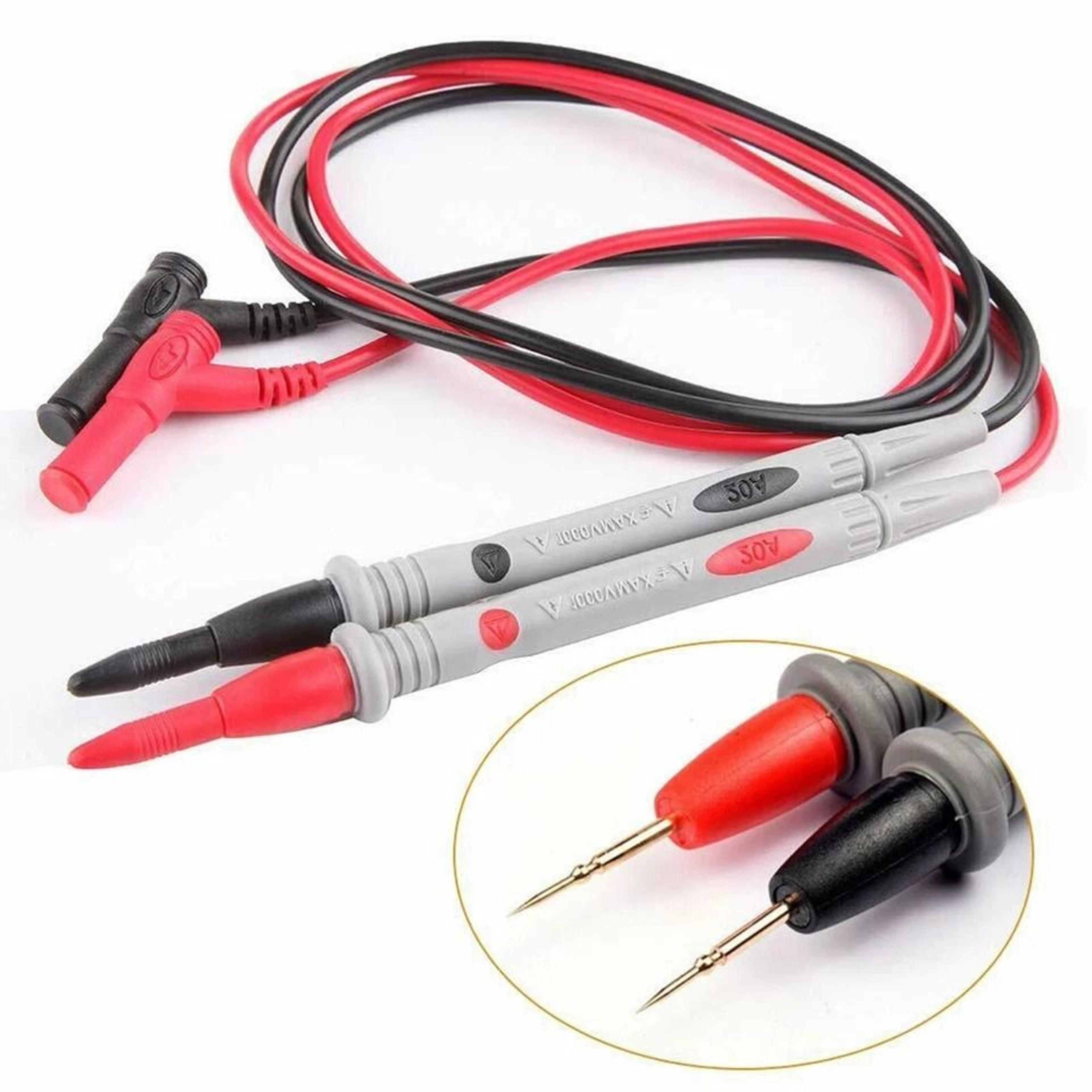 electrical alligator clip probes, multimeter test leads for fluke meter, universal digital meter leads