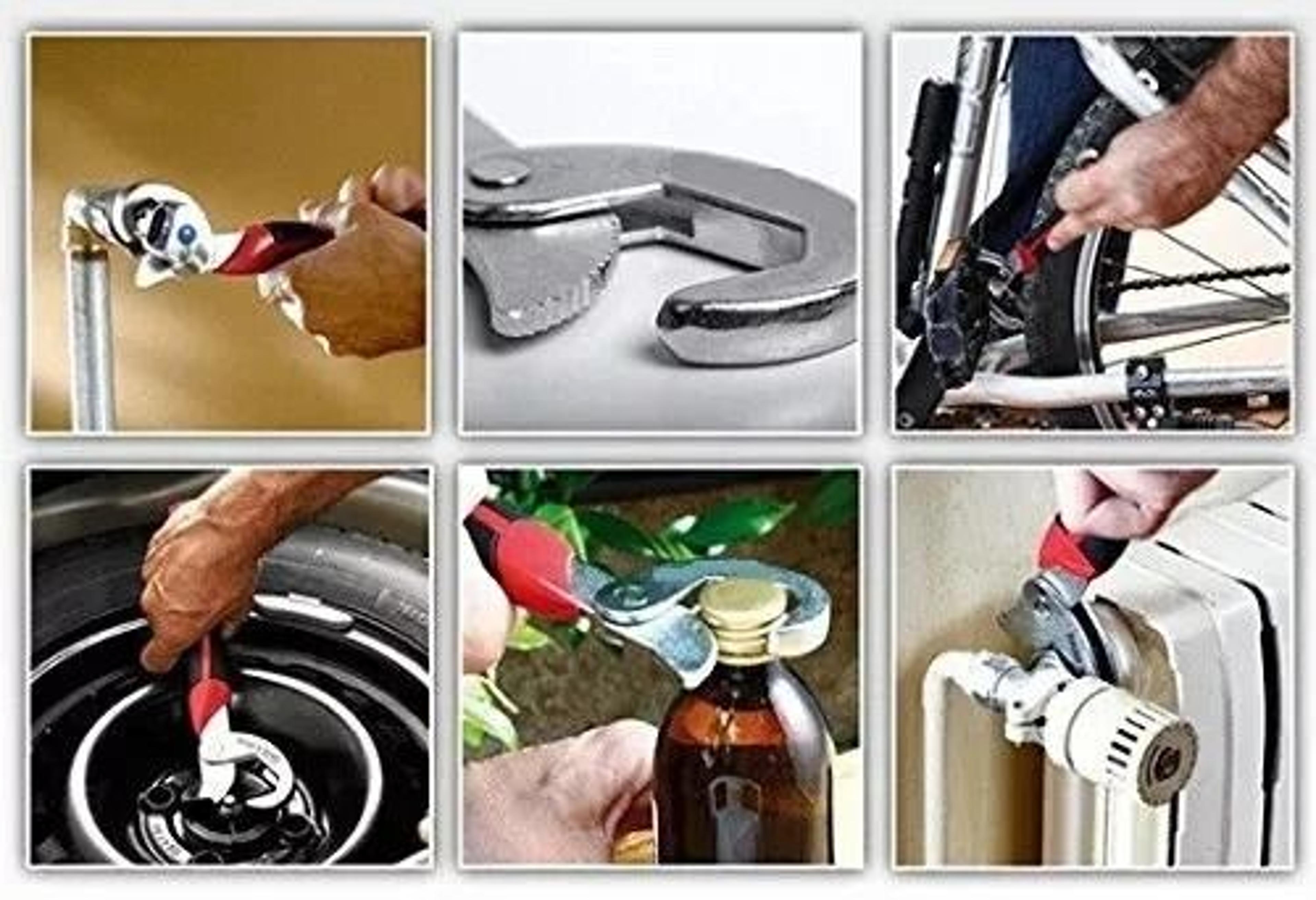 Universal Wrench Adjustable Spanner Quick Multifunction Tool For Home Repairs Plumbing Garden Mecha 5