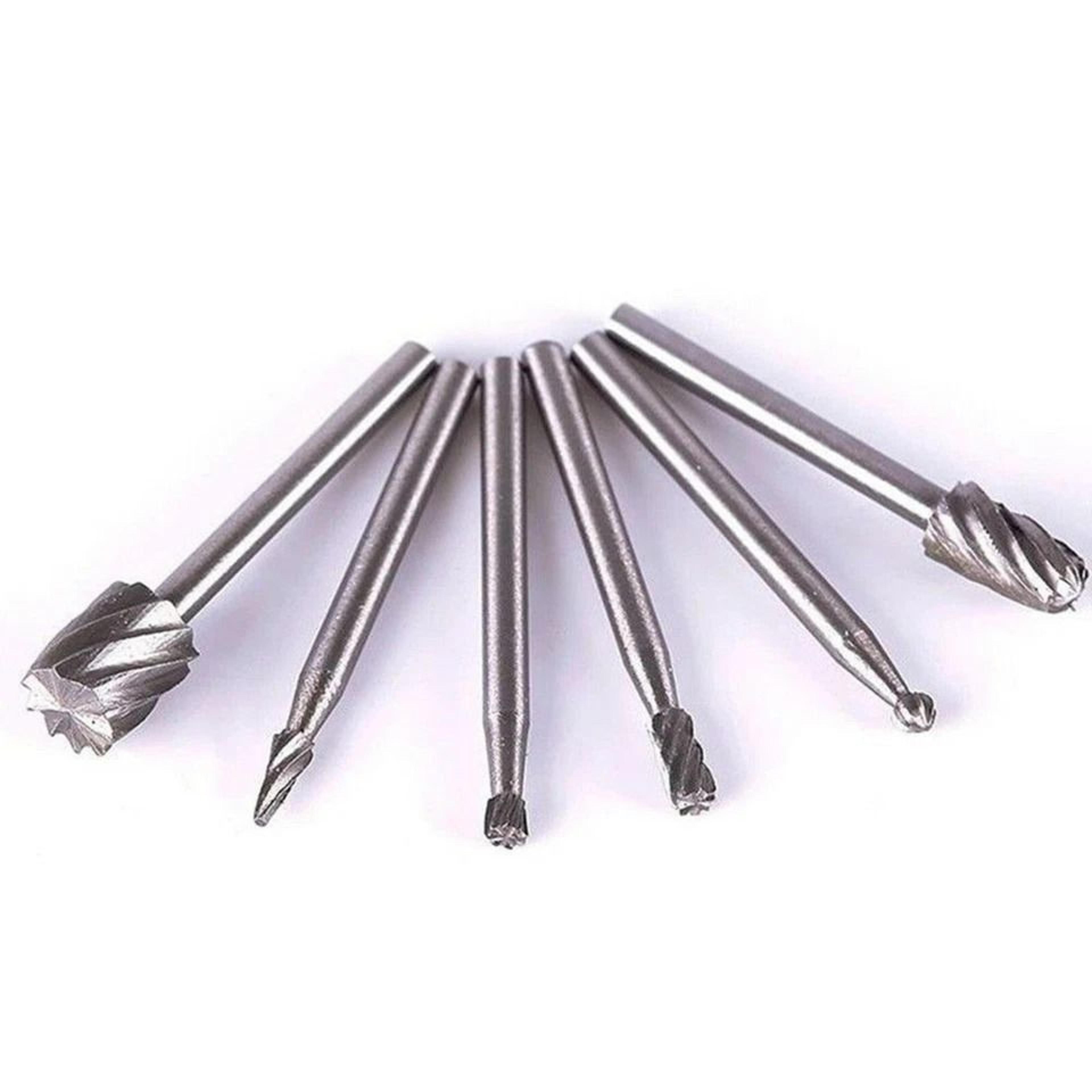 rotary multi tool accessories kit, diamond burr bits drill set for dremel, crafting, model making, hss