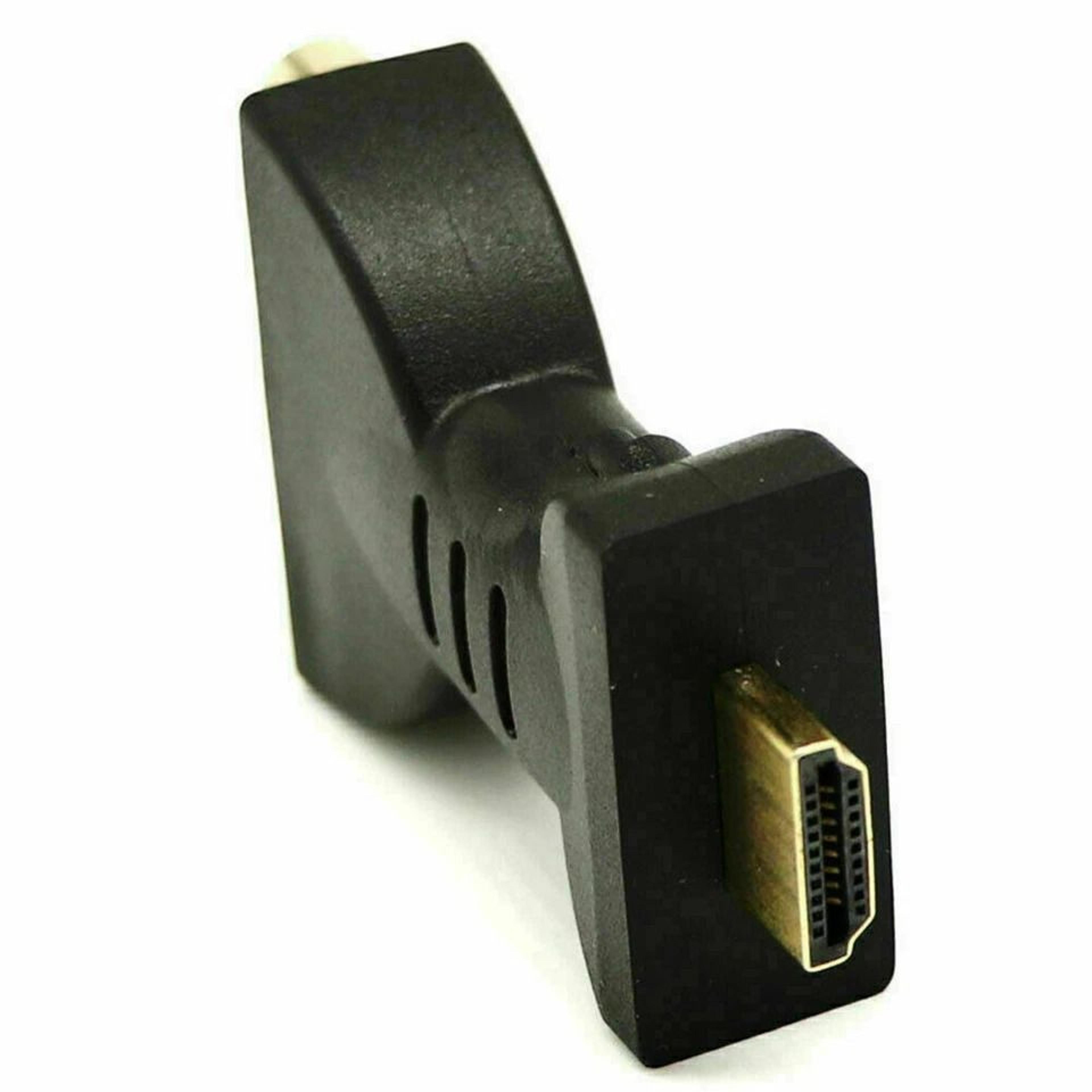 Composite AV Video Audio Adapter Converter HDMI Male To RCA Female For TV PC Projector Home Use 7