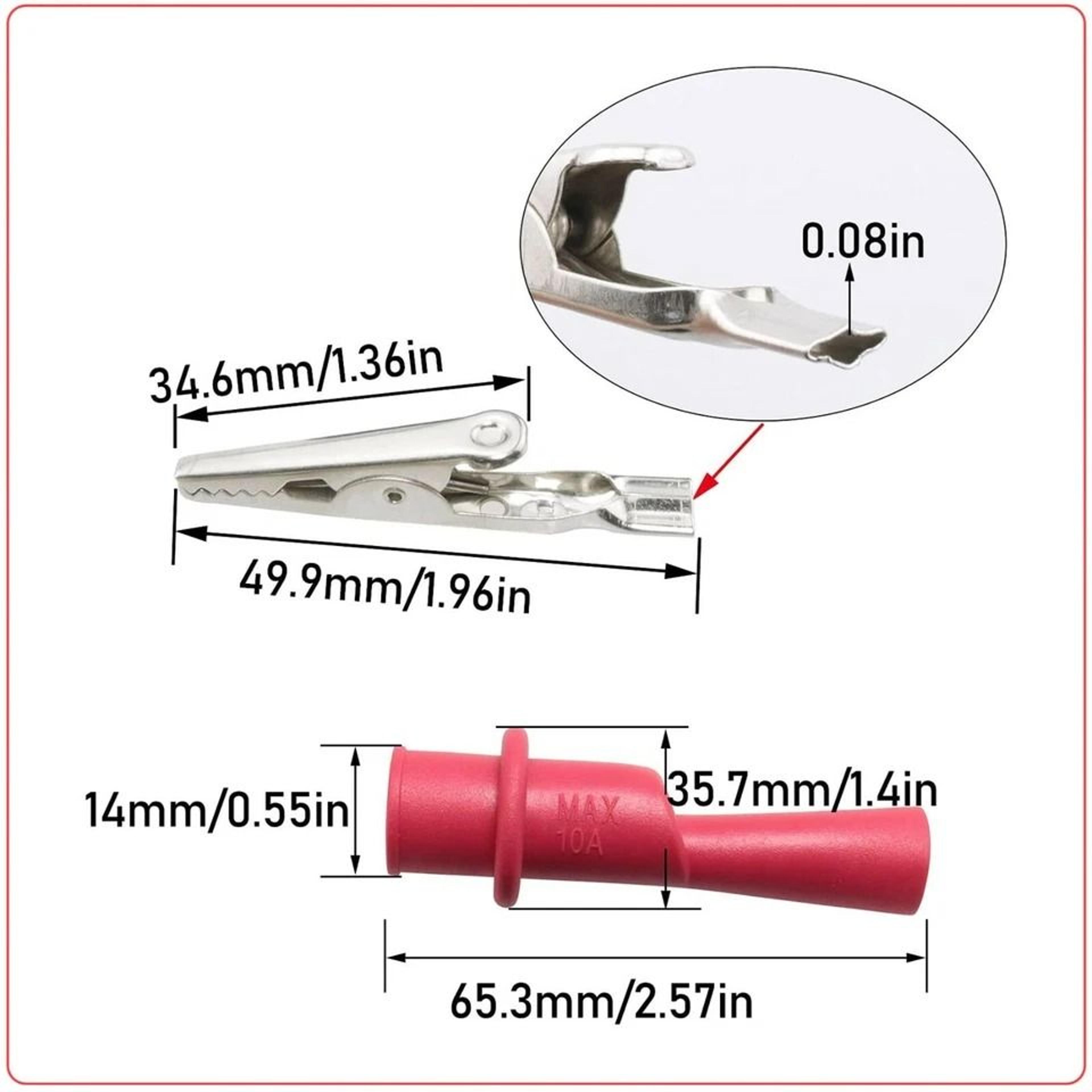 HighQuality Multimeter Test Lead Kit Alligator Crocodile Clip Test Probe Tool For Accurate Electric 7